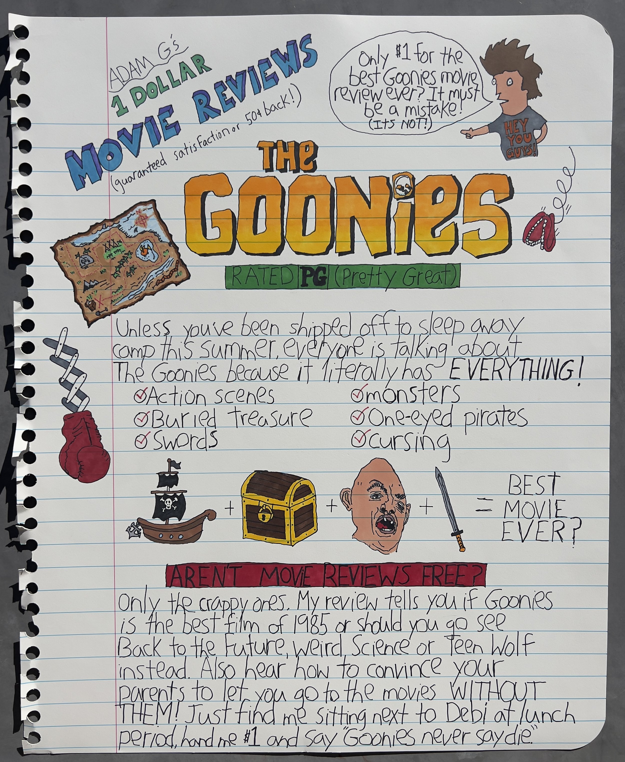 GOONIES REVIEW