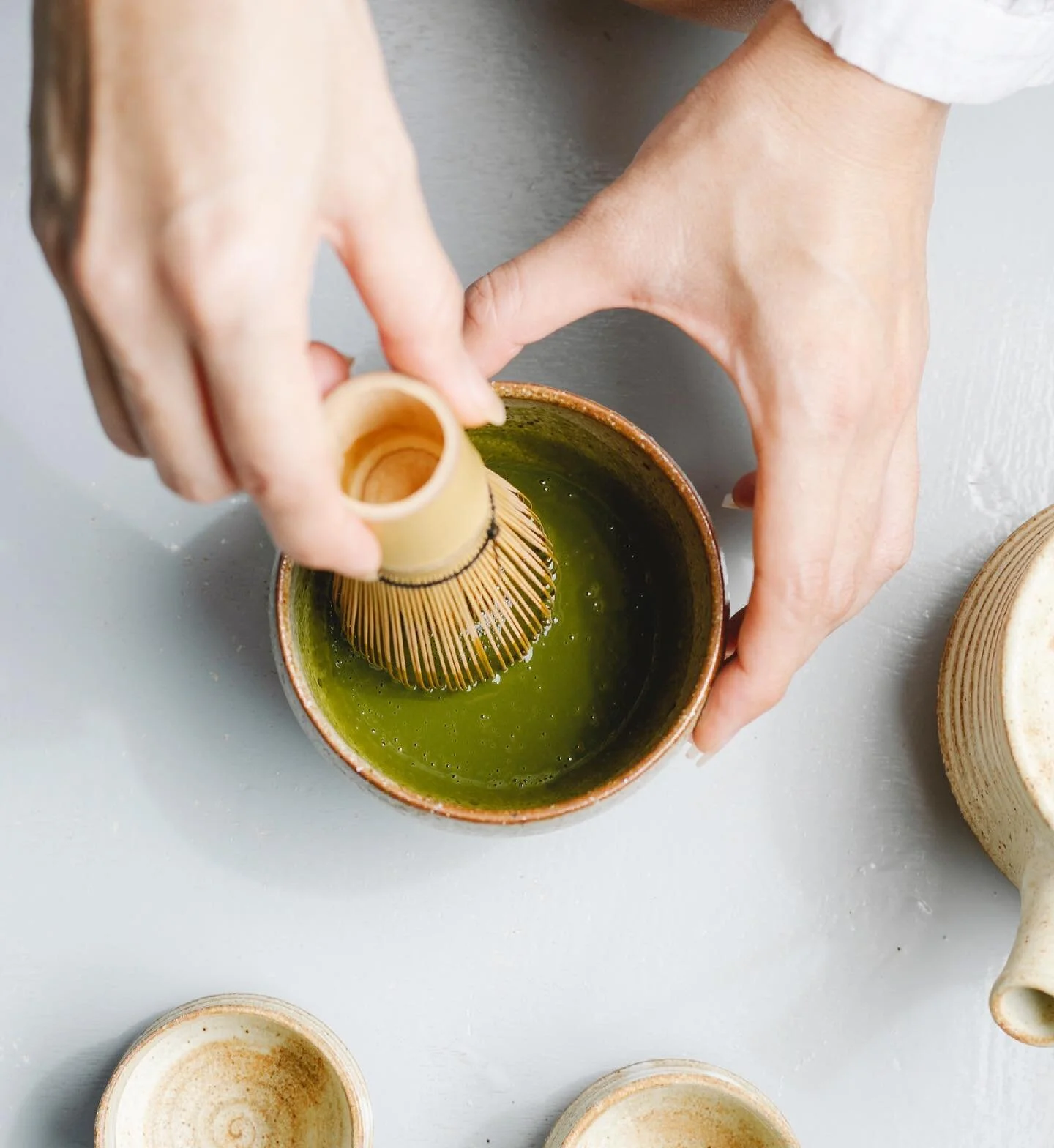 Preparing for Matcha Milk Tea 🍵 

Chewy Boba, fresh milk, whisk in the matcha, and sip it in seconds.

Have you tried it yet?
