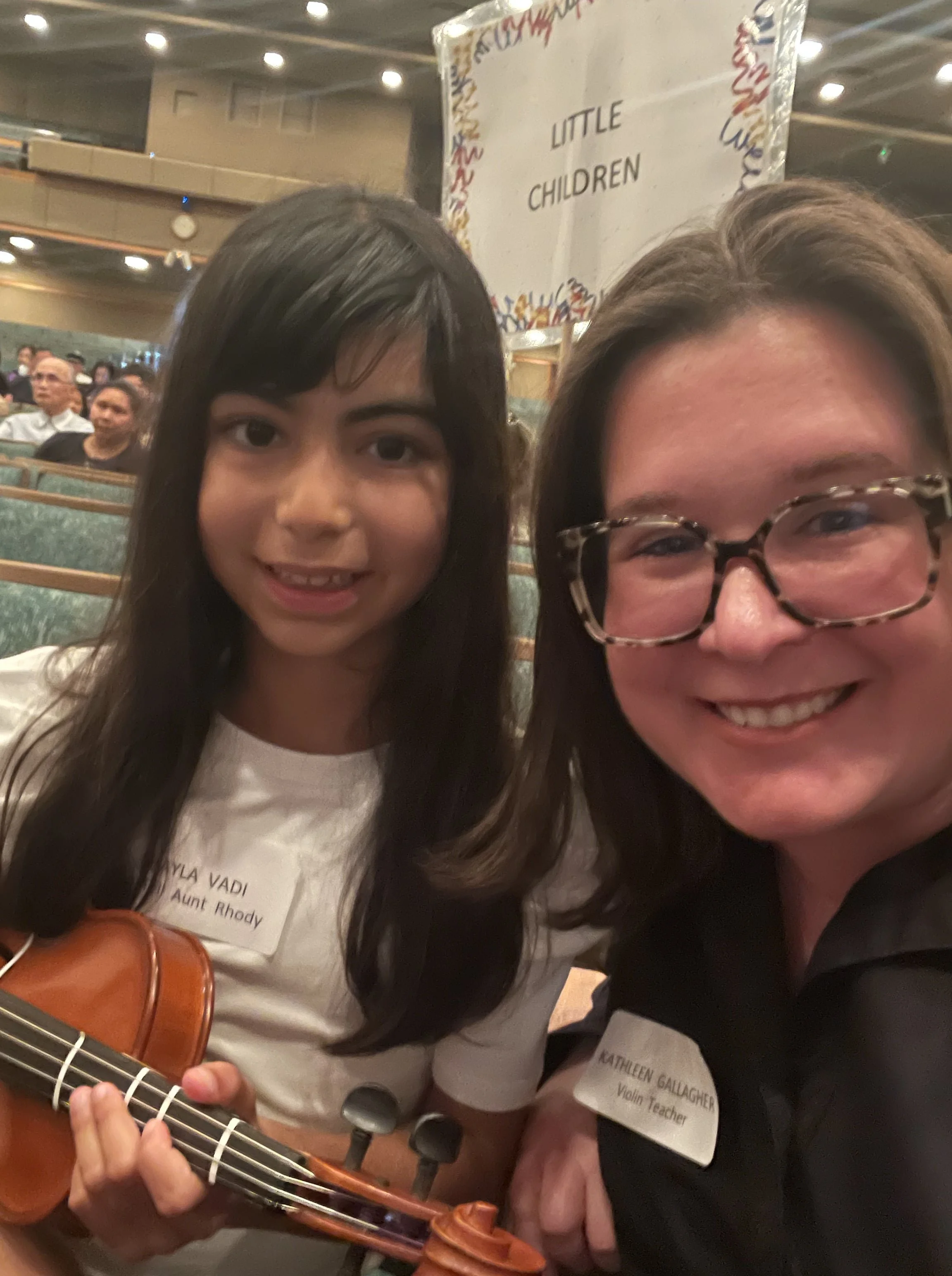Suzuki Association of Northern California play in with Suzuki Violin School Volume 1 student