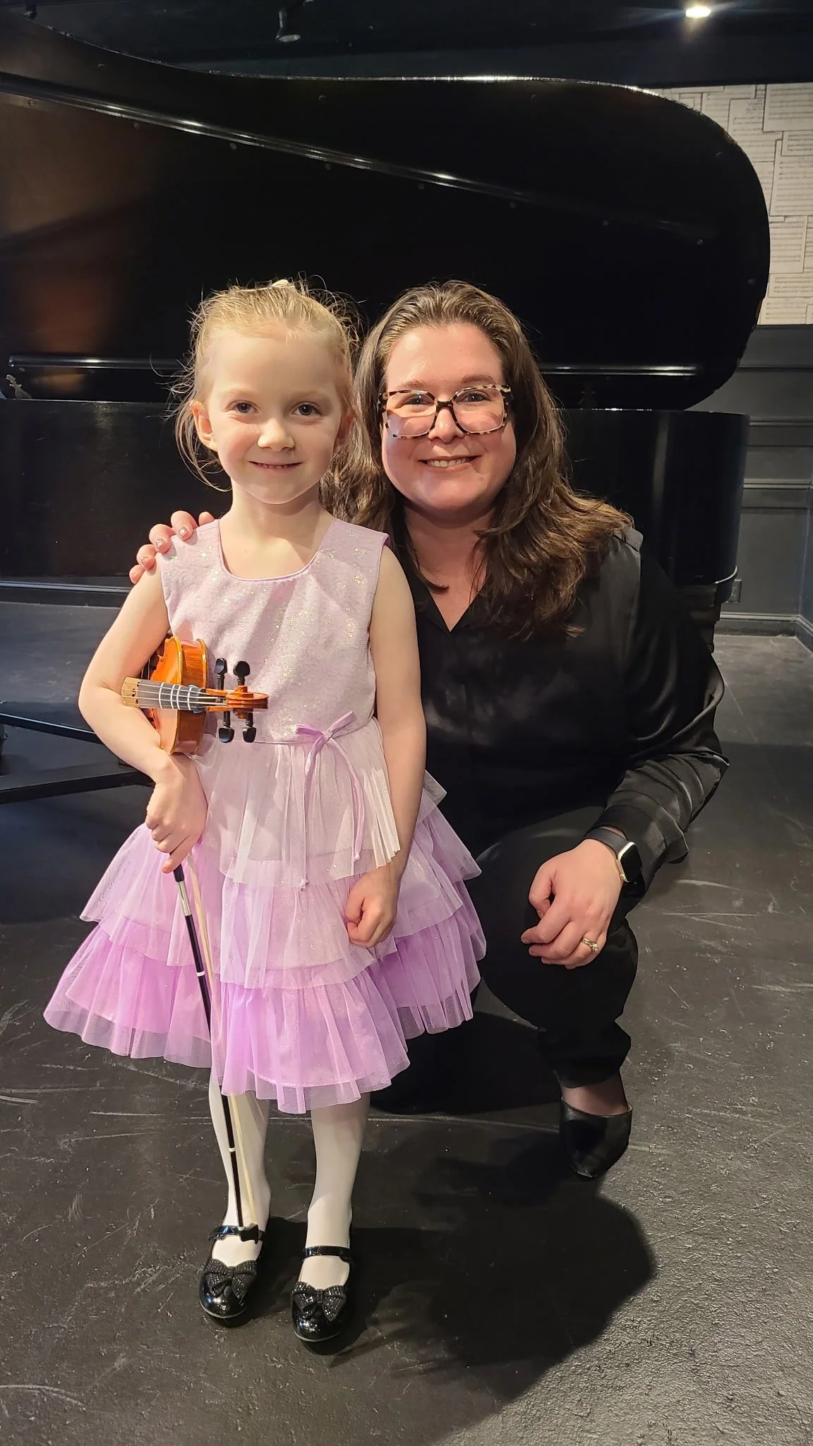 Suzuki Violin School Volume 1 post solo recital at the William J. Geery Theater in Sacramento