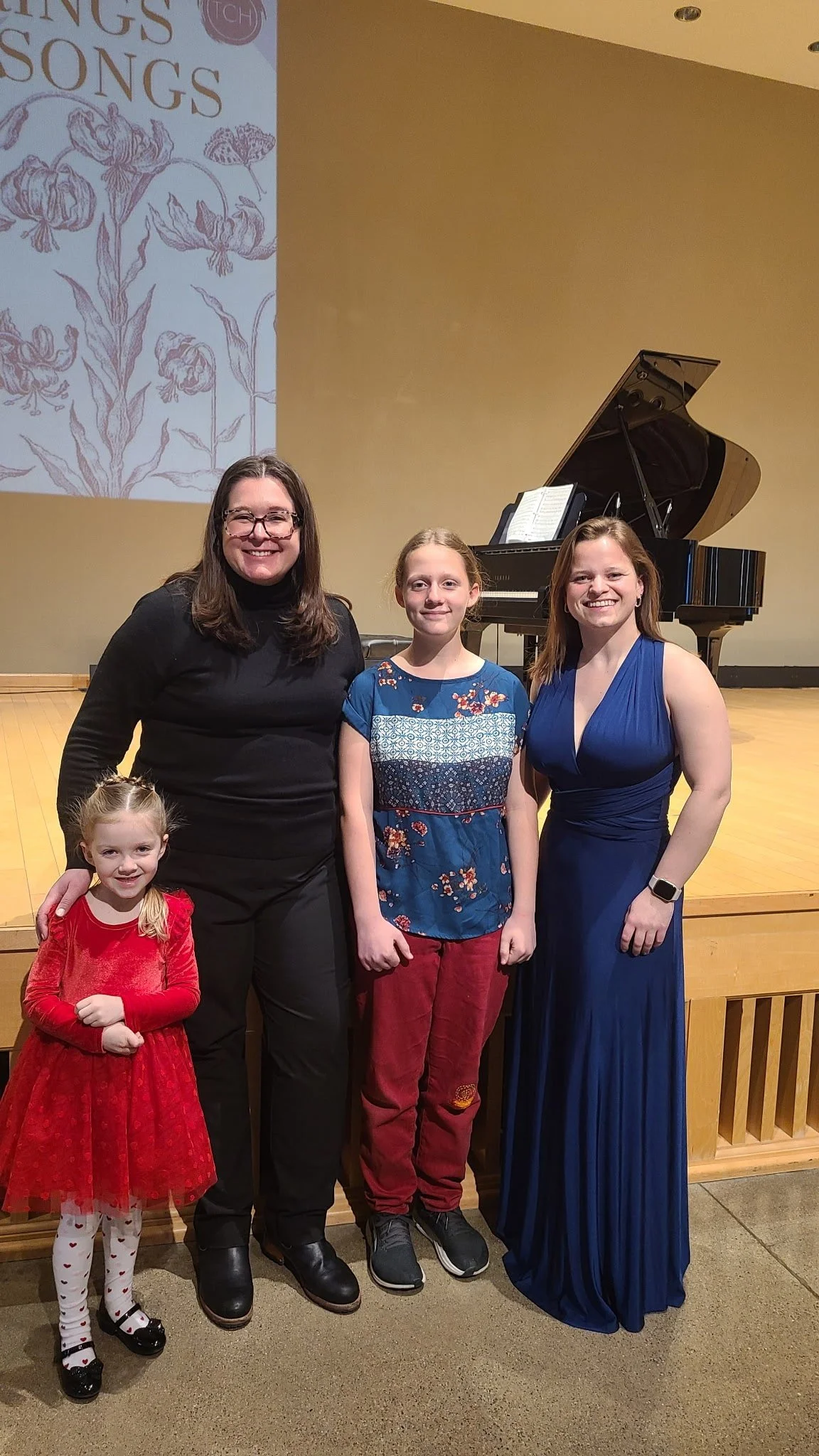 Suzuki Violin School Volume 1 and 3 students enjoying The Culture House's Strings & Songs workshop, masterclass, and recital
