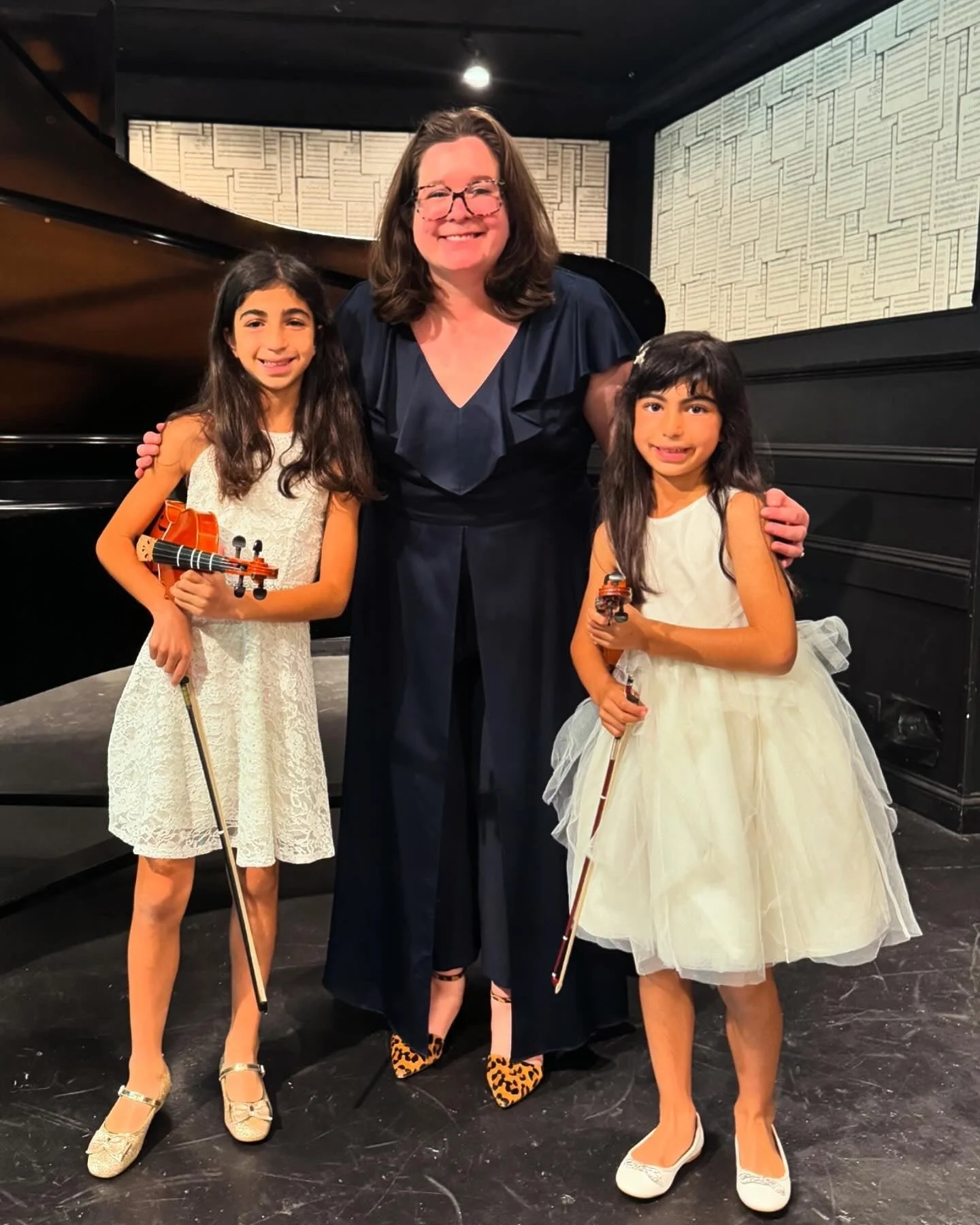 Suzuki Violin School Volume 1 students post solo recital at the William J. Geery Theater in Sacramento