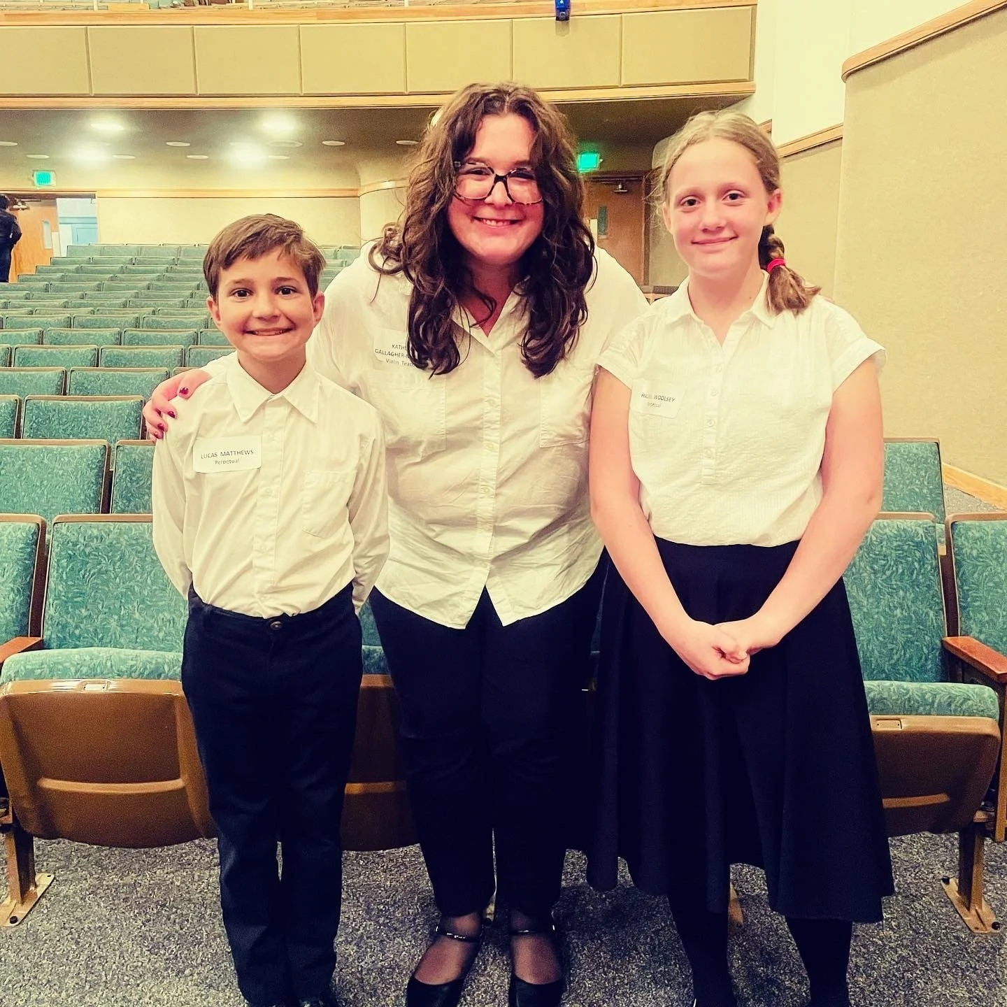 Suzuki Association of Northern California play in with Suzuki Violin School Volume 1 Students