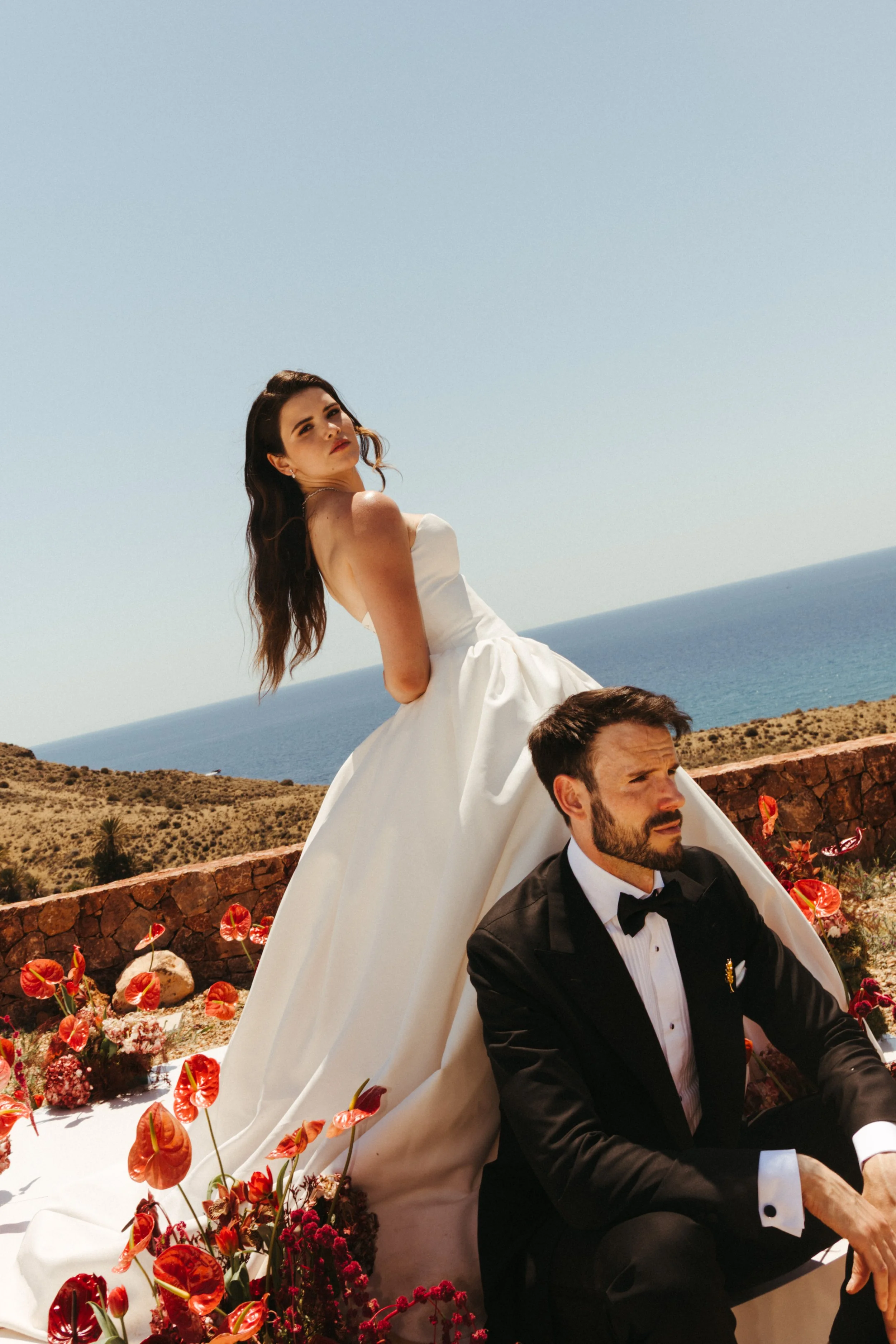 Editorial wedding photography at a destination wedding in Spain