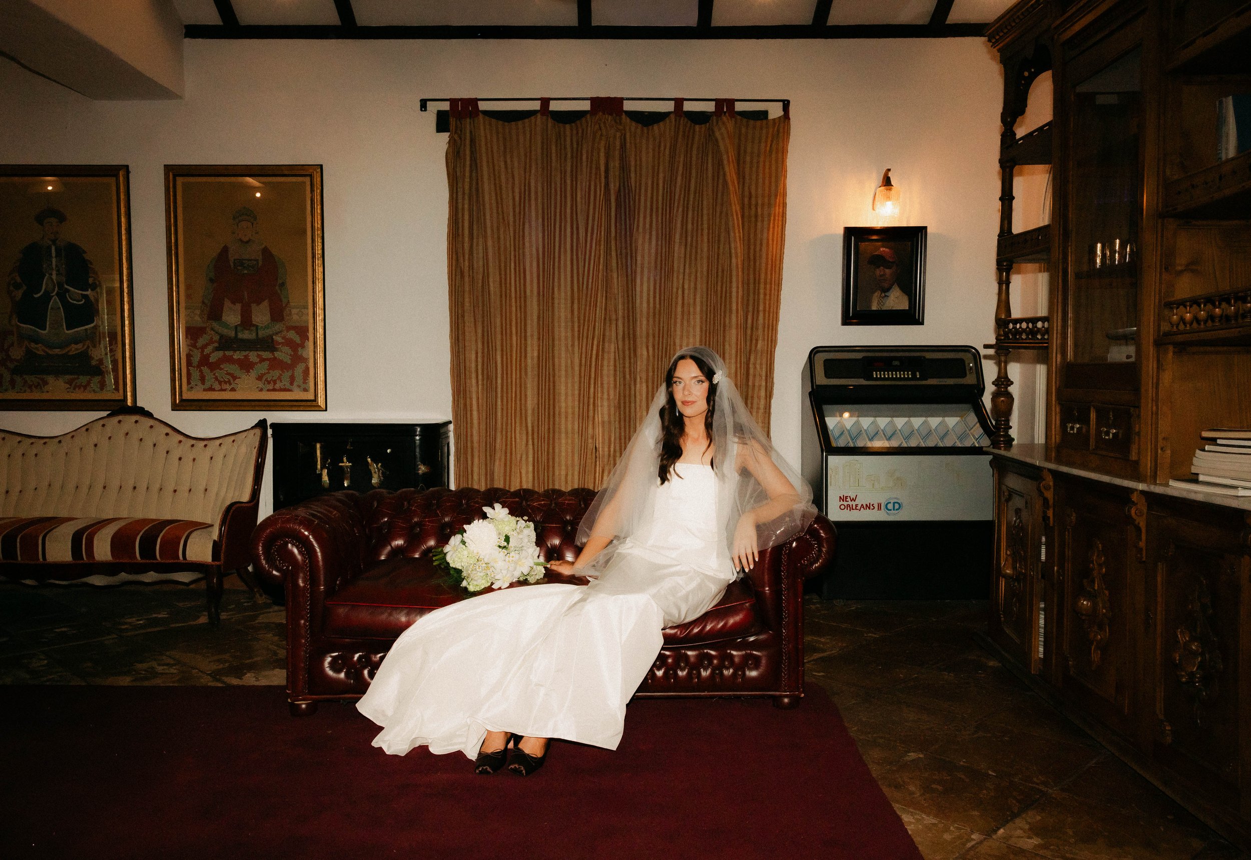 Editorial bridal preparation during a destination wedding with an effortless and refined mood