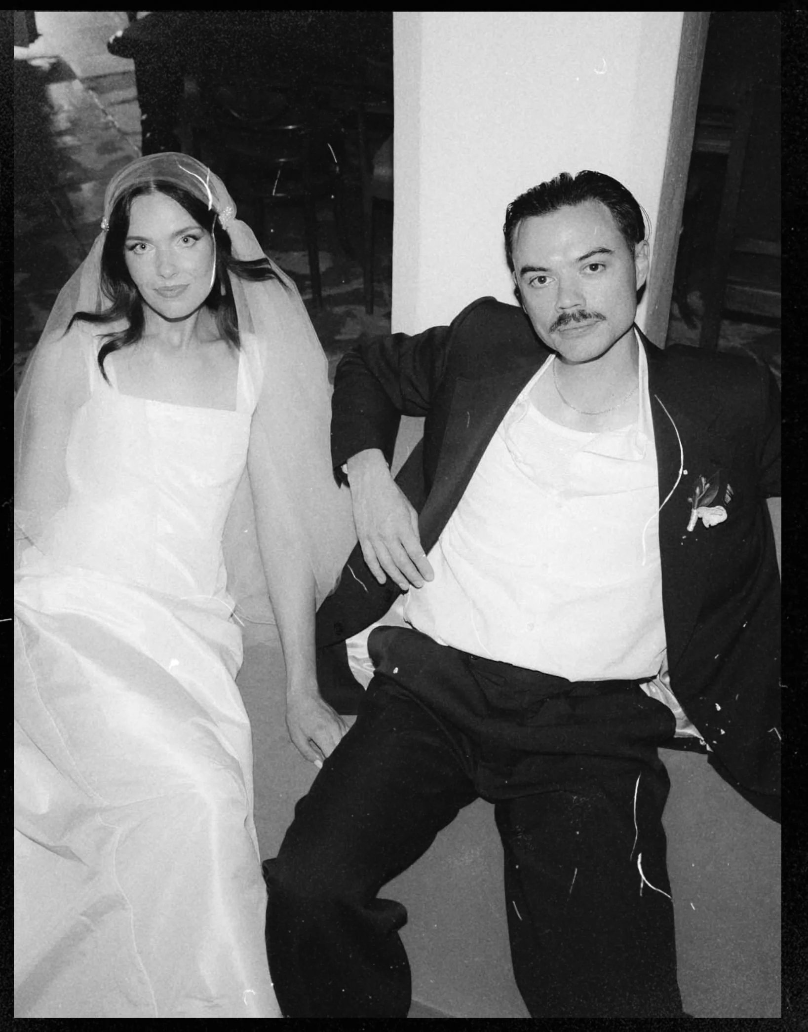 Editorial destination wedding portraits blending fashion influence and real moments