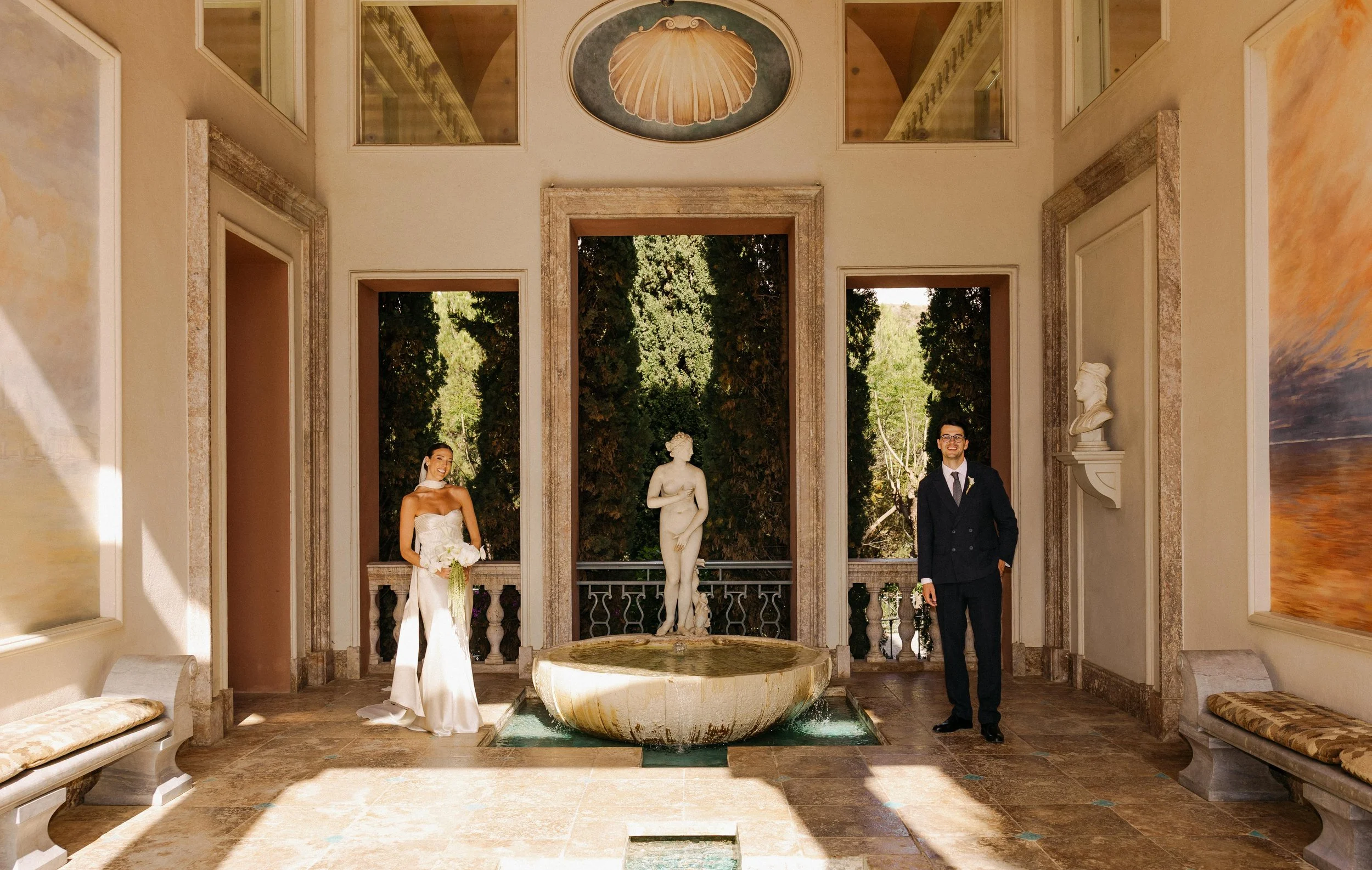 Luxury wedding photography Marbella architecture Spain in Villa Padierna Anantara