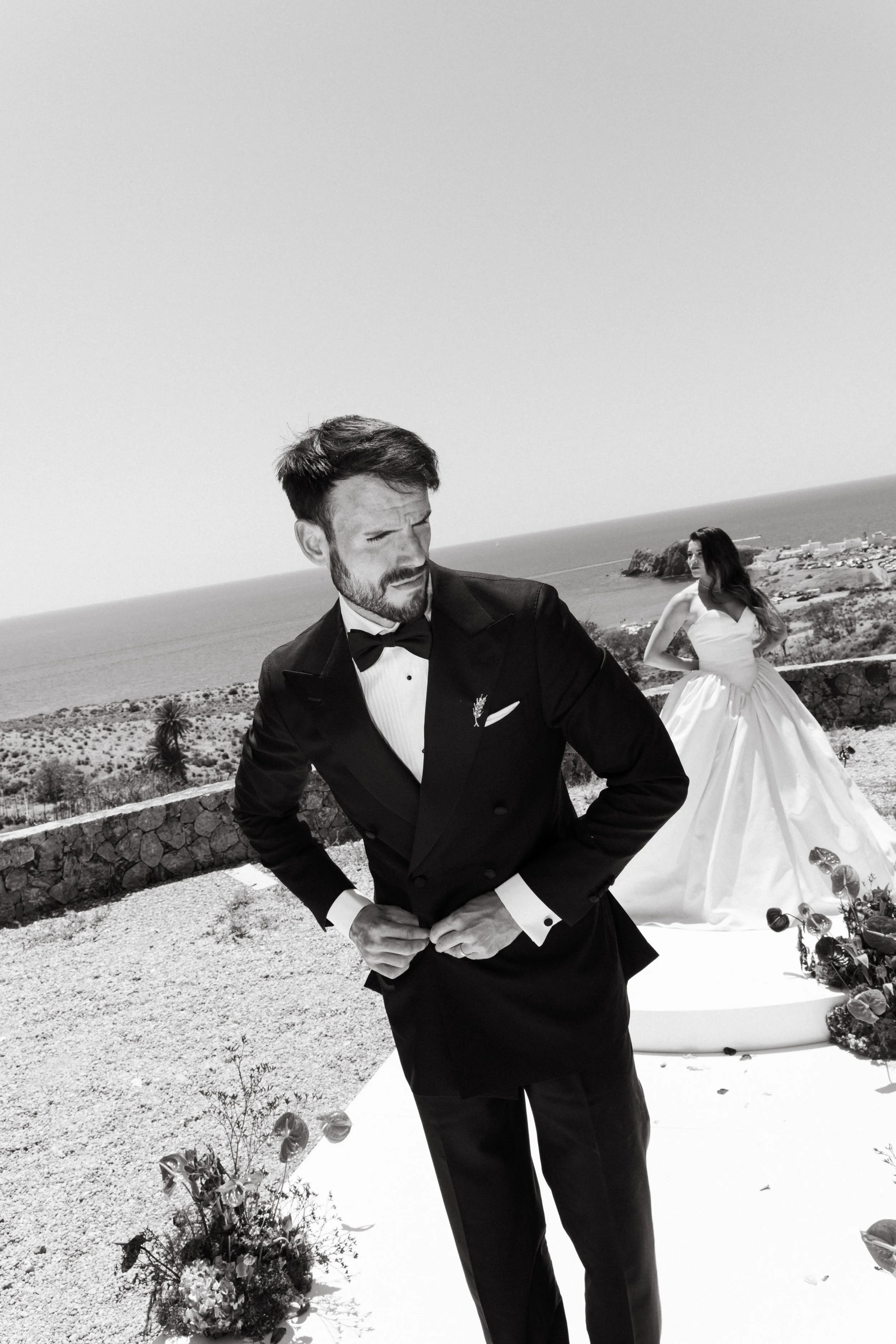 Editorial wedding photography at a destination wedding in Spain