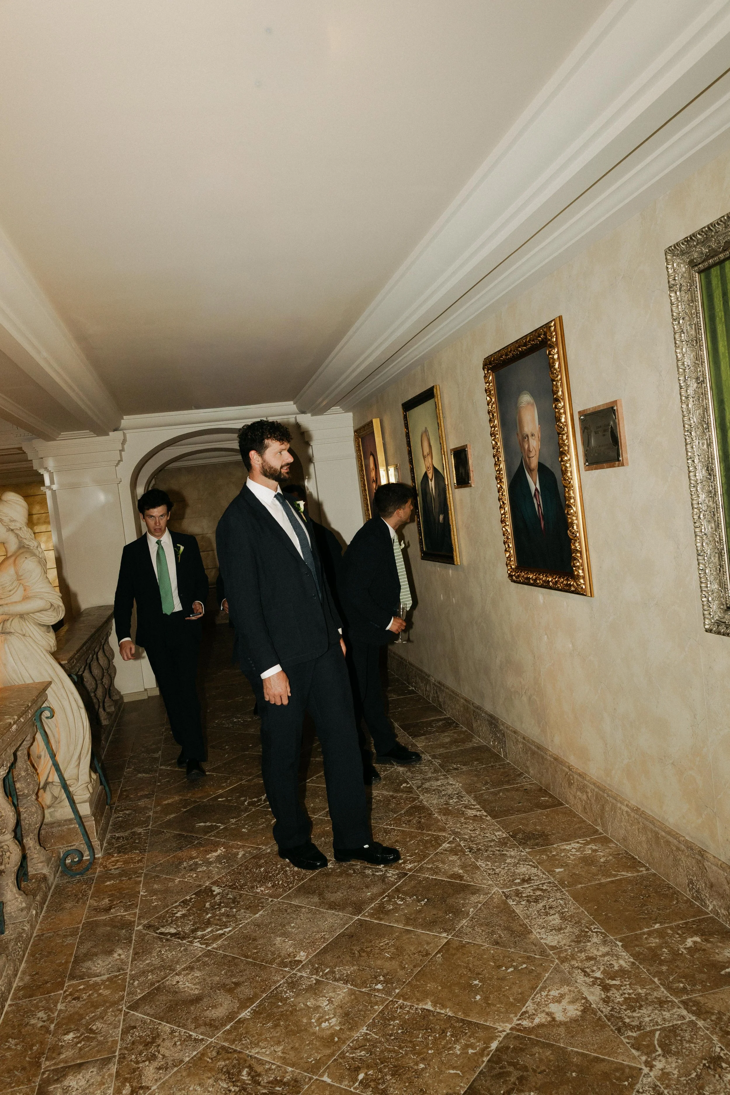 Groom preparation relaxed wedding morning Spain