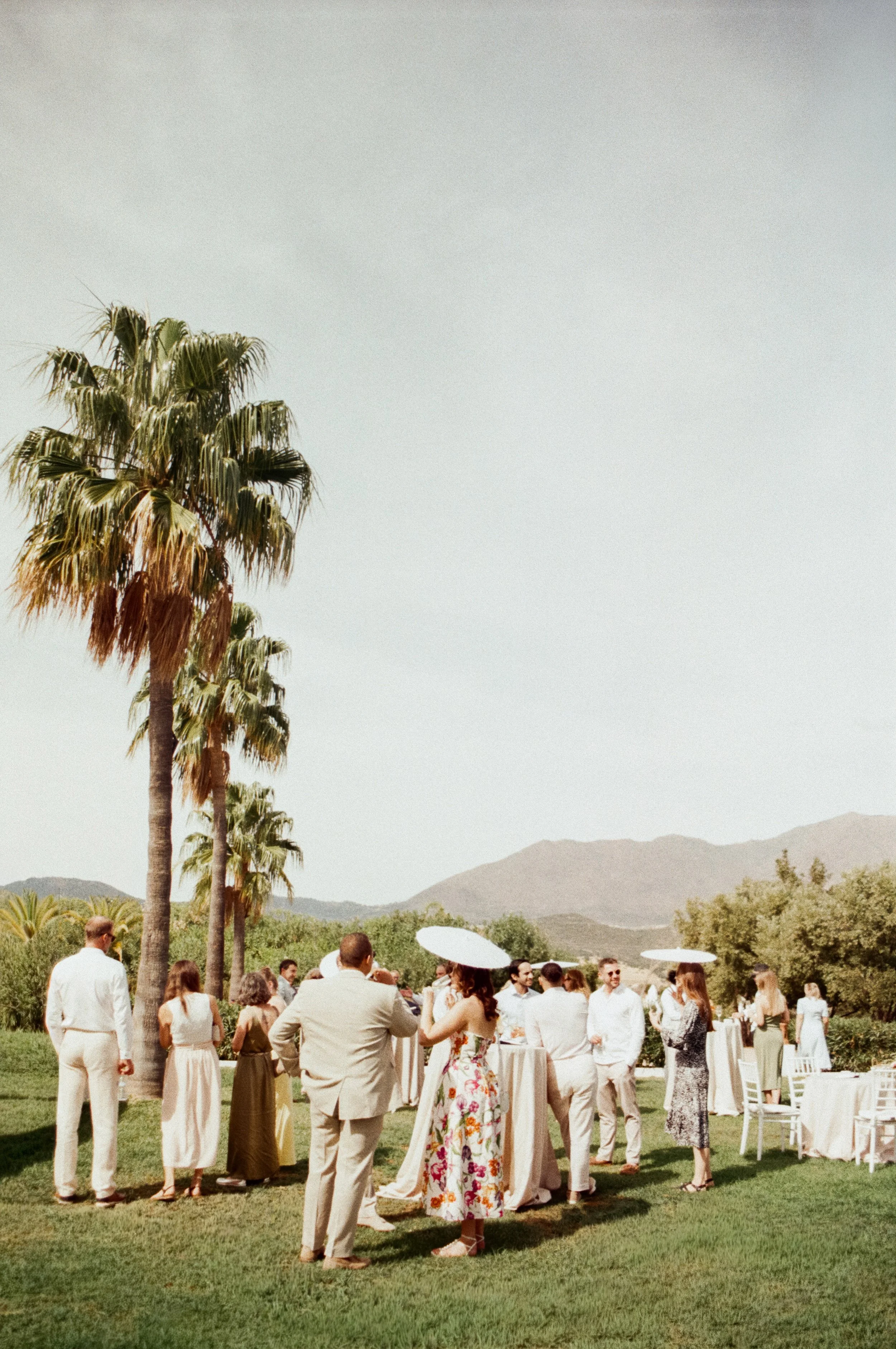Documentary wedding photography on film in Spain