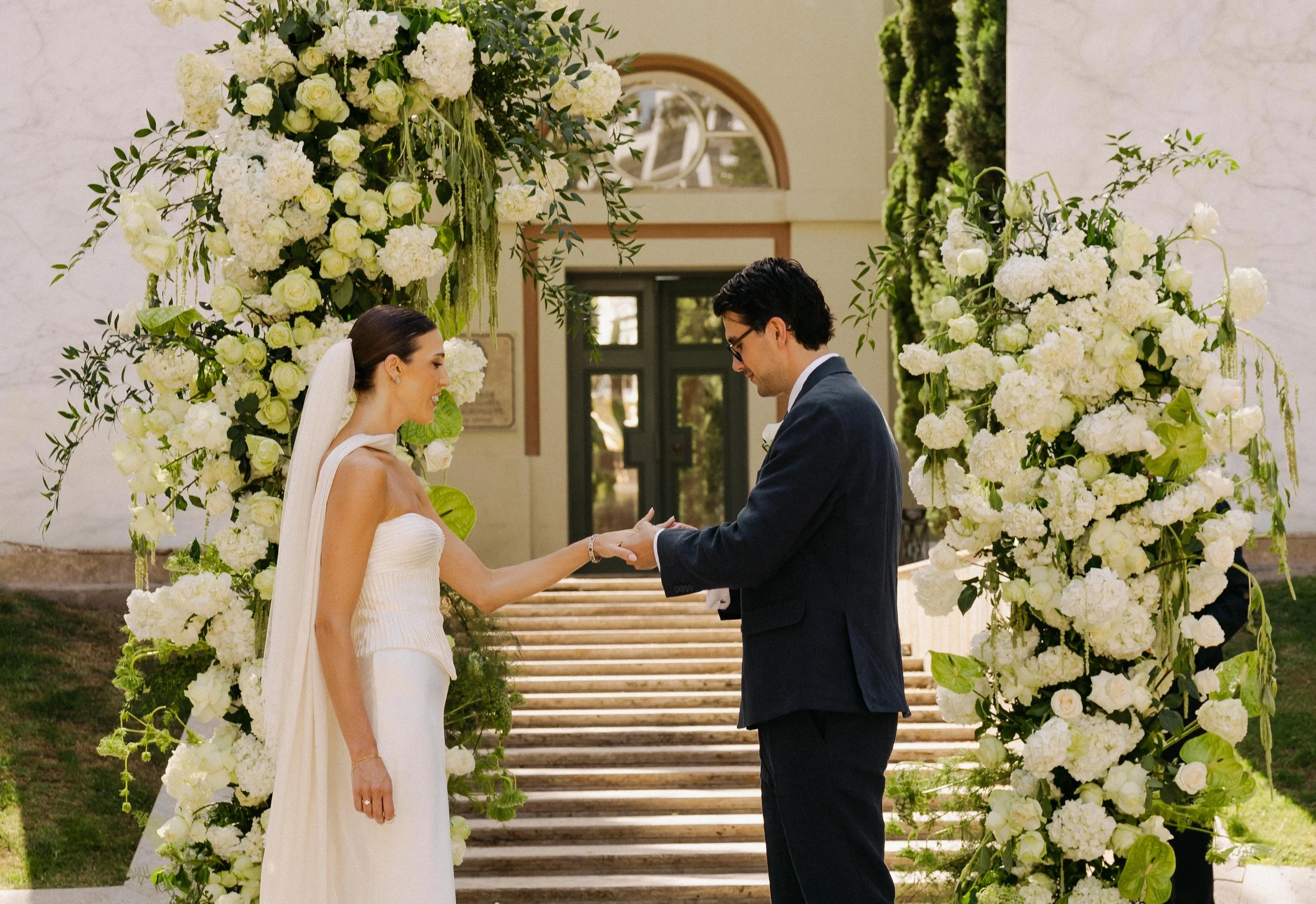Ceremony emotional moment Marbella luxury wedding Spain