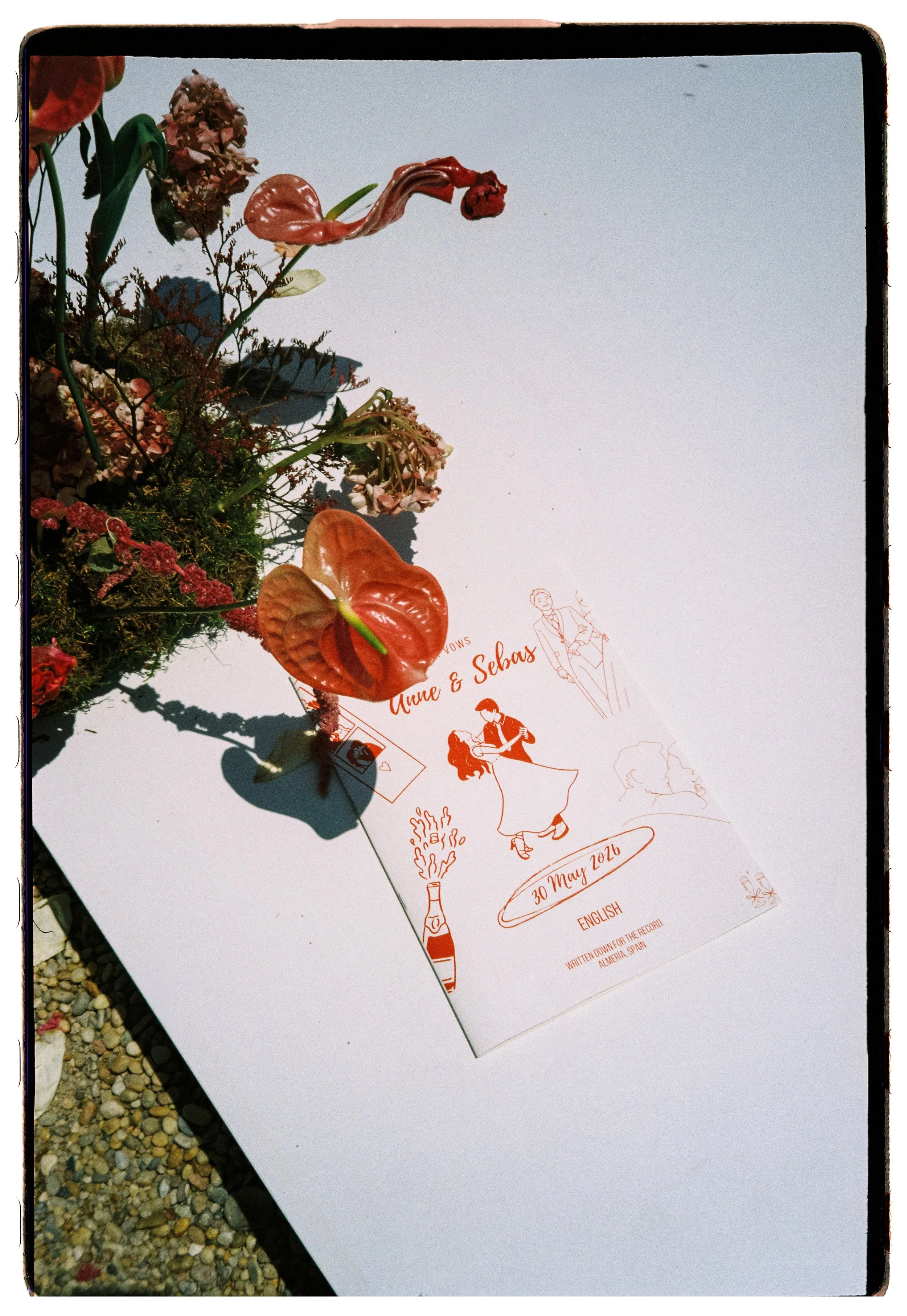 Design-led wedding ceremony details