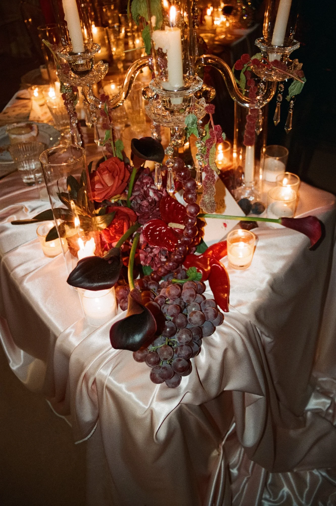 Film wedding aesthetic with grainy textures, soft colors, and dreamy artistic compositions.