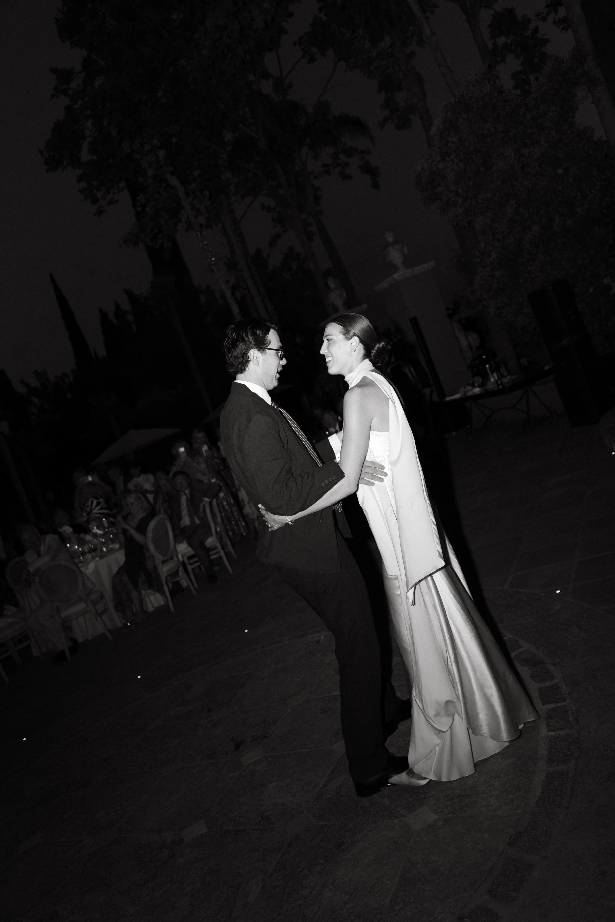 Wedding  elegant first dance Marbella villa Spain luxury wedding