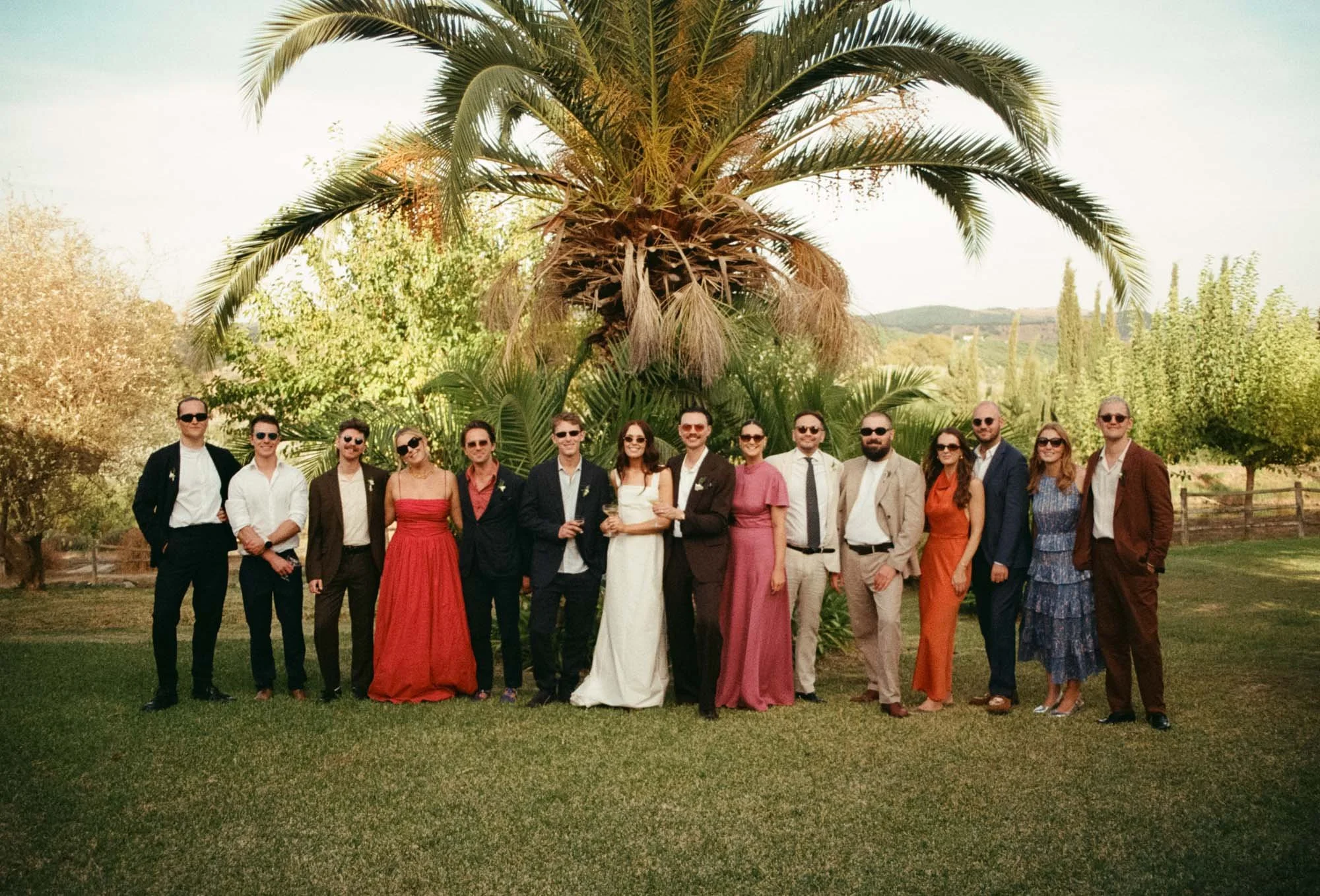 Modern wedding cocktail hour in Spain with relaxed elegance and creative energy