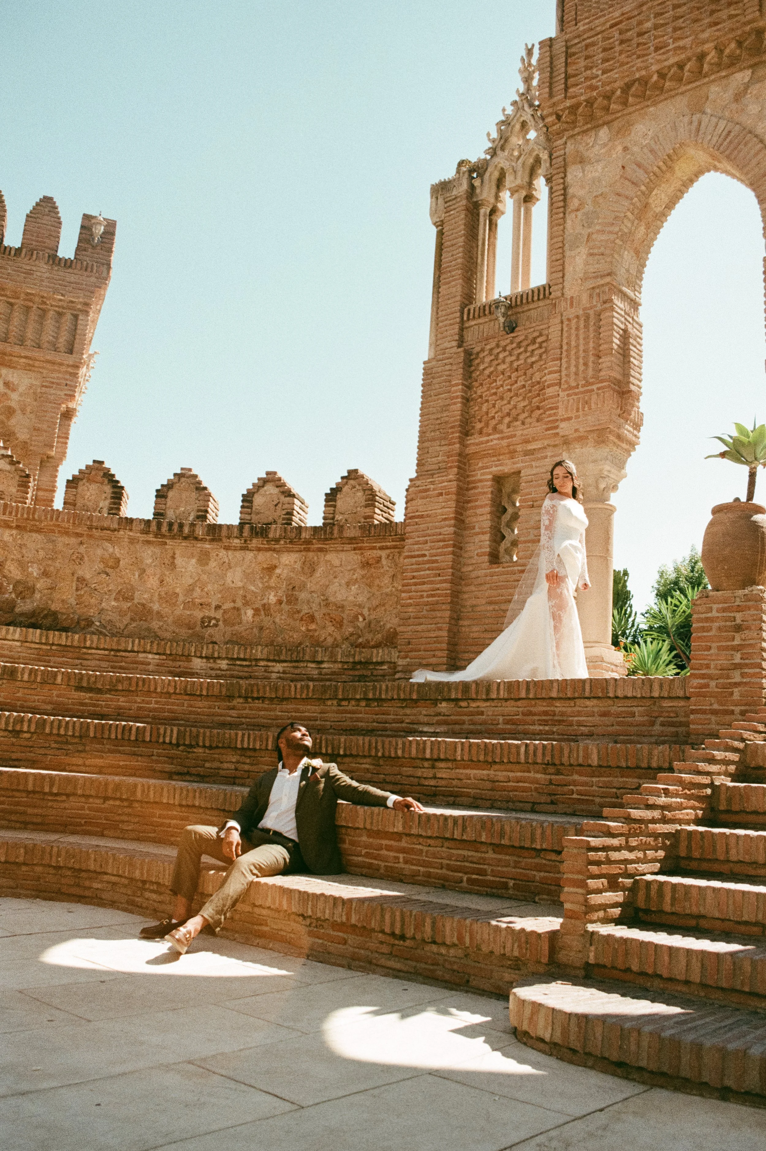 Luxury destination wedding in Spain photographed on film