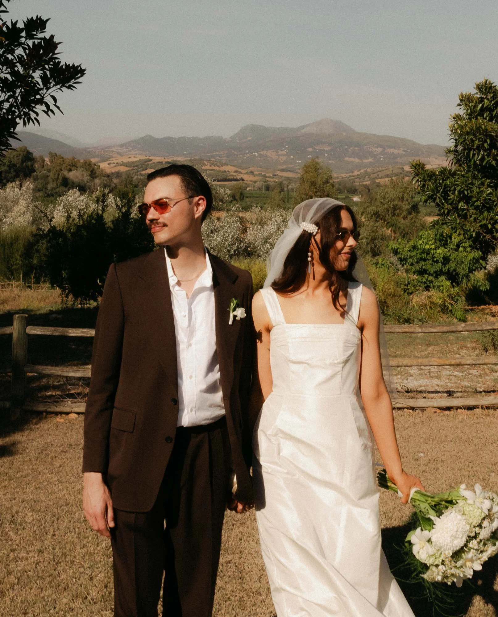 Documentary style wedding portraits that feel natural unposed and personal