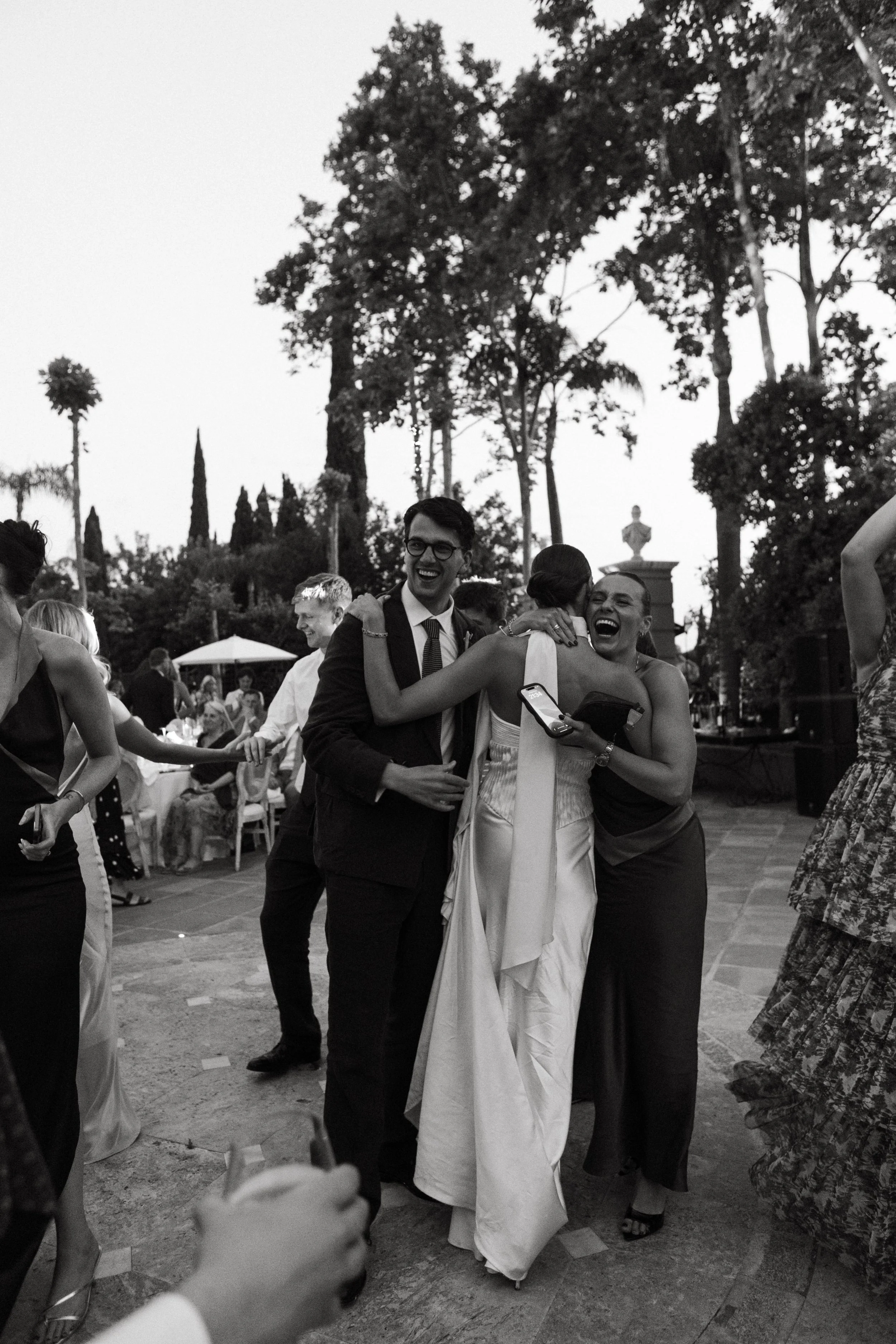 Dance floor wedding celebration Marbella Spain night