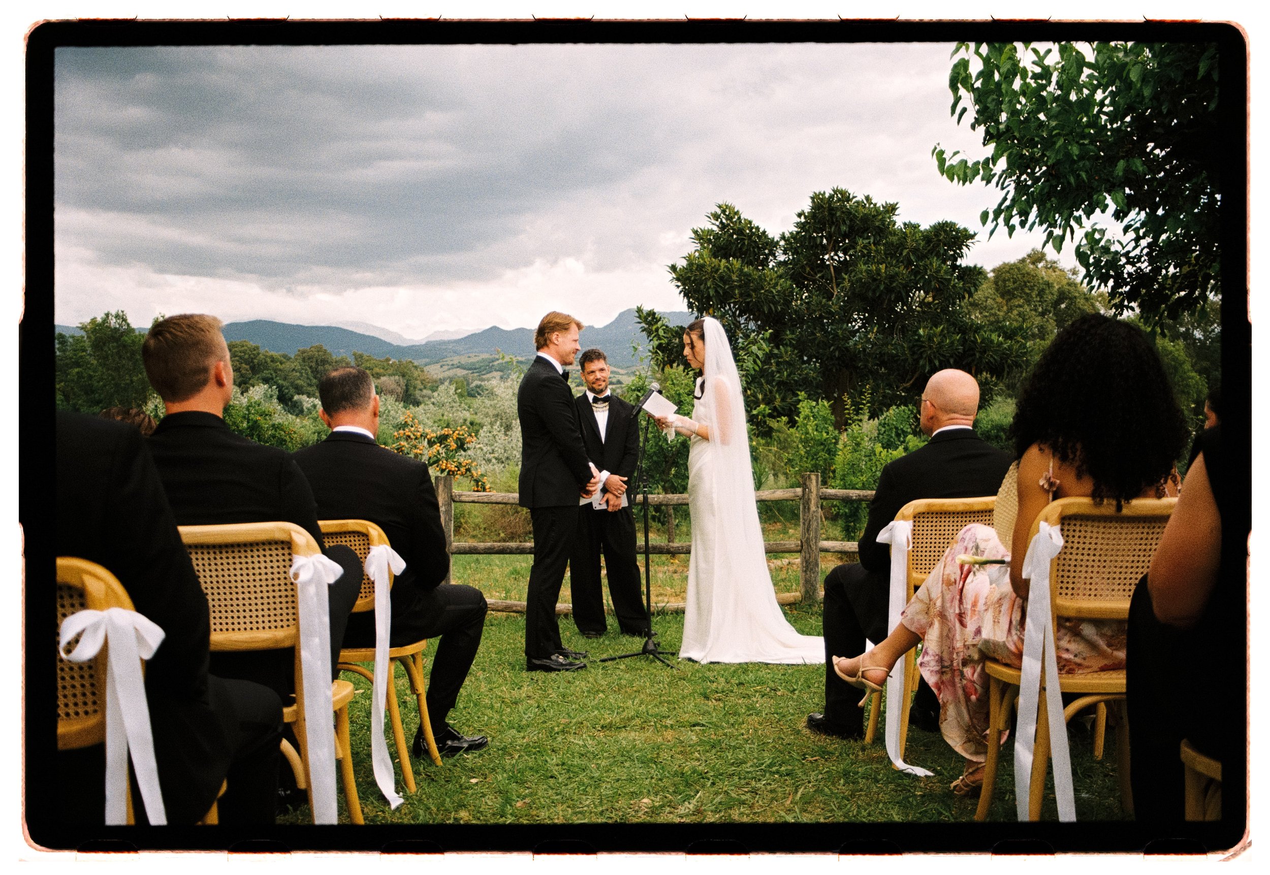 film wedding photographer captures a beautiful ceremony in the south of Spain