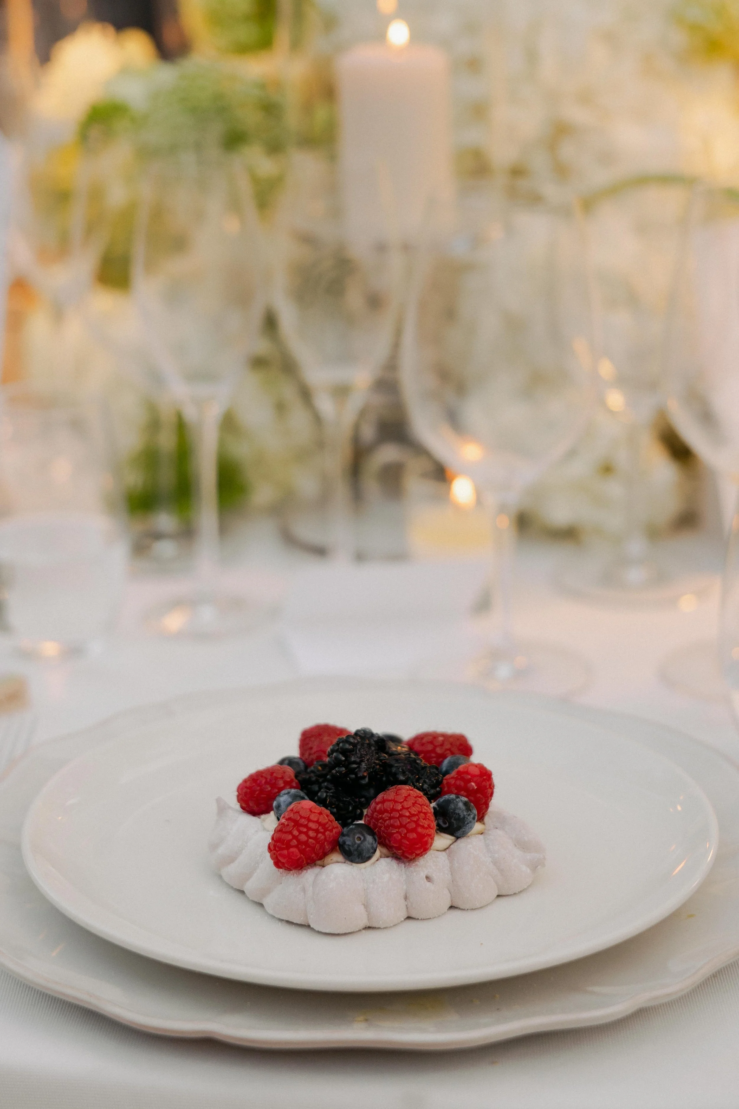 Dessert details in Villa Anantara Marbella