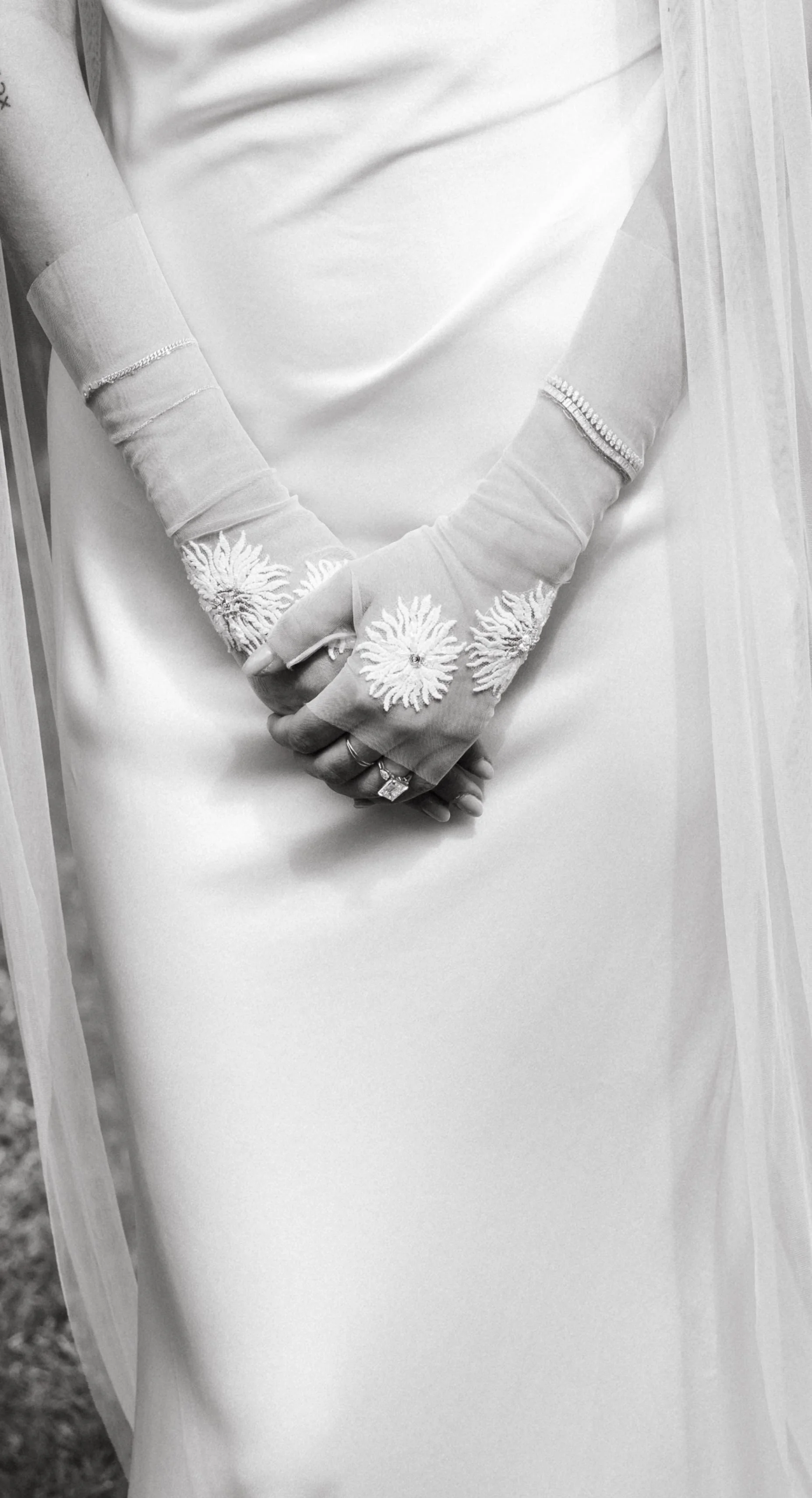 Marbella wedding photographer documenting bridal accessories