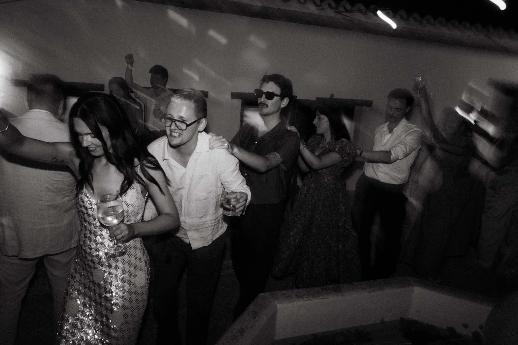 Fashion forward wedding party blending personal style and expressive celebration