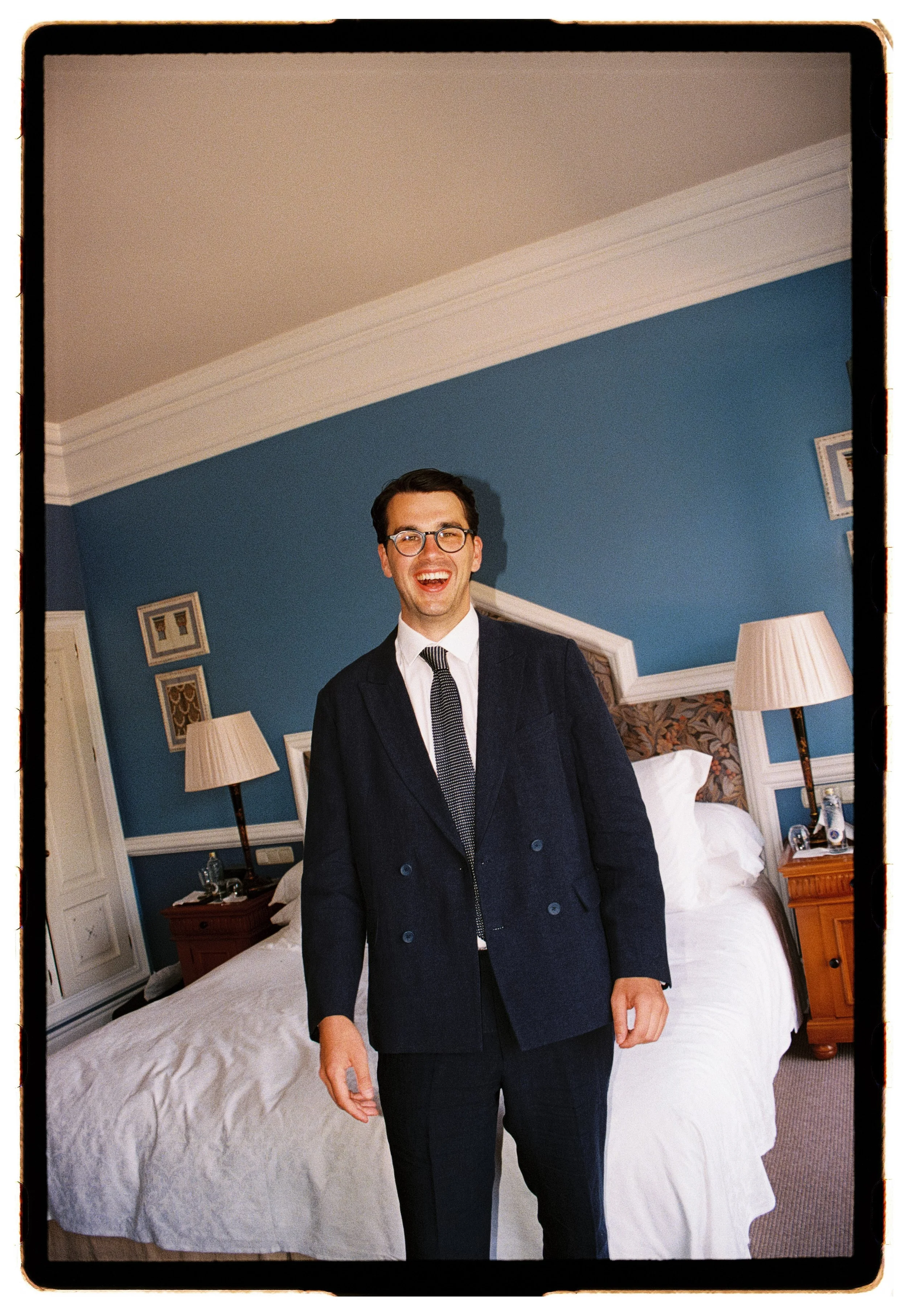 Groom getting ready at Anantara Villa Padierna Marbella