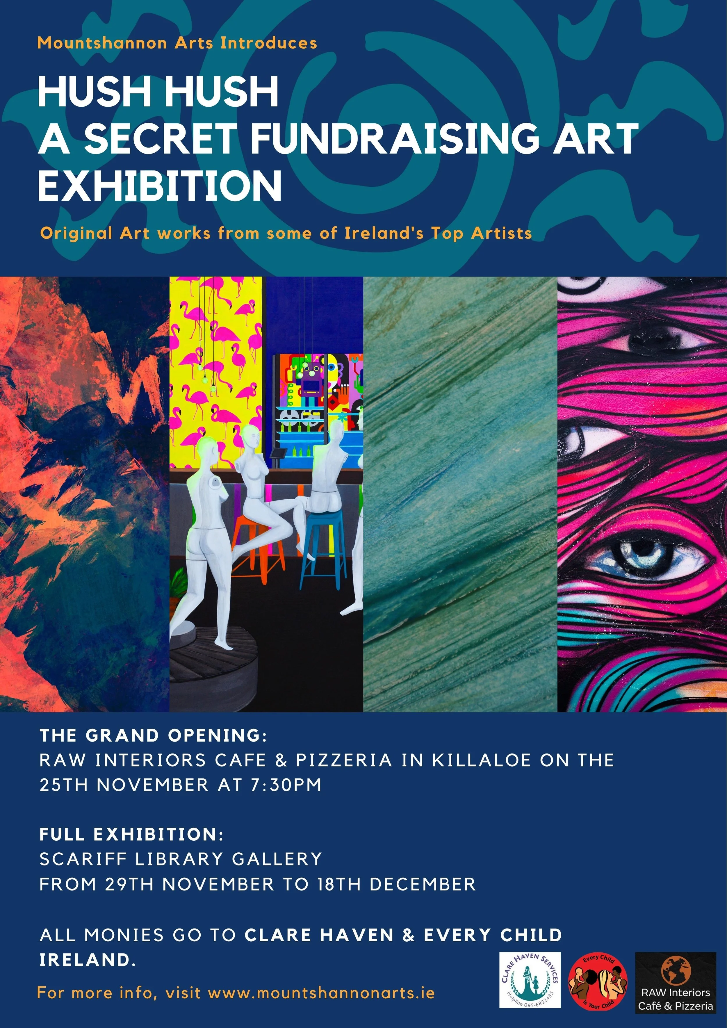 Artists participating to Hush Hush