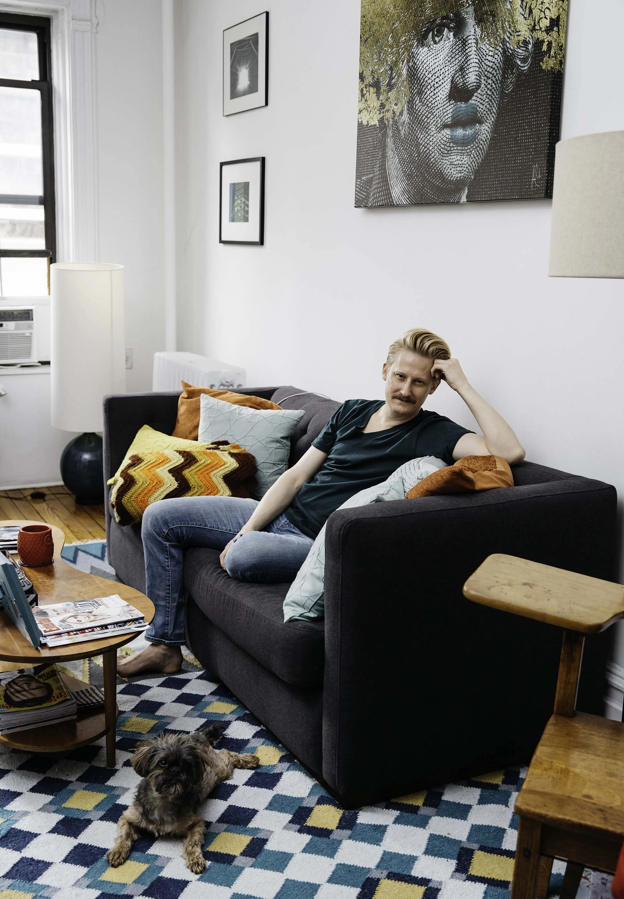 NYC environmental portrait, editorial photographer
