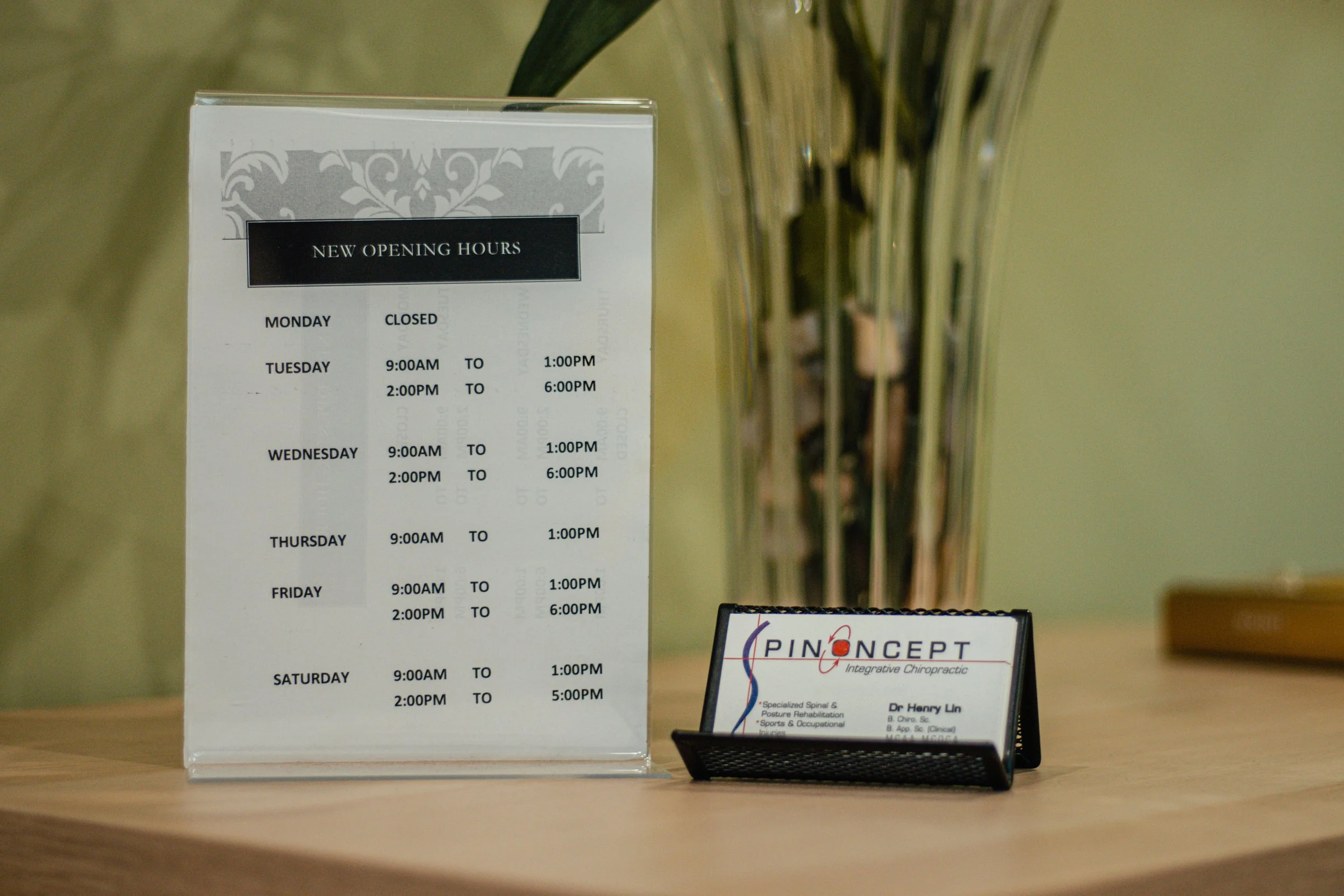 Gallery: Opening hours 