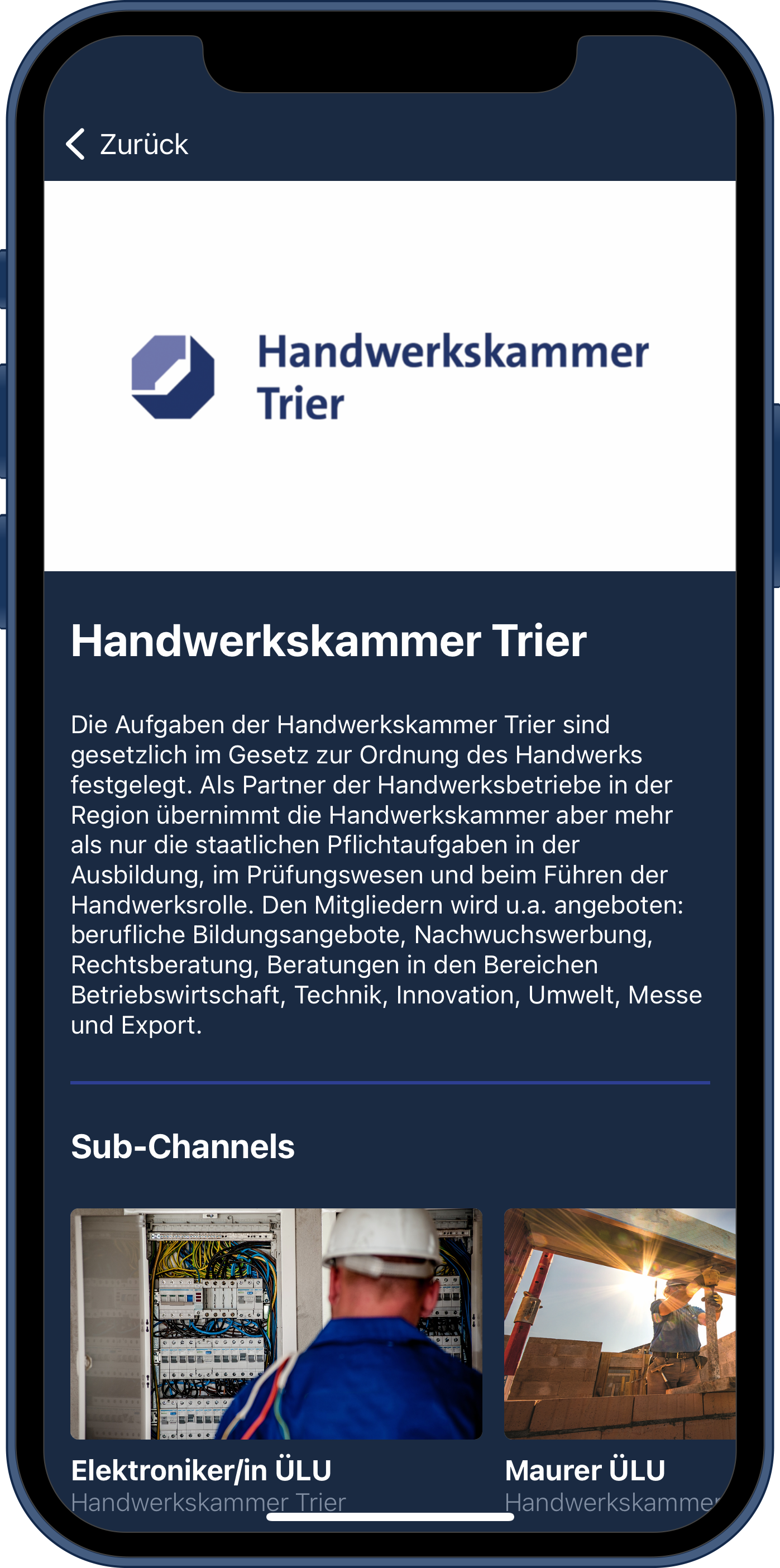 craftguide für die Handwerkskammer Trier