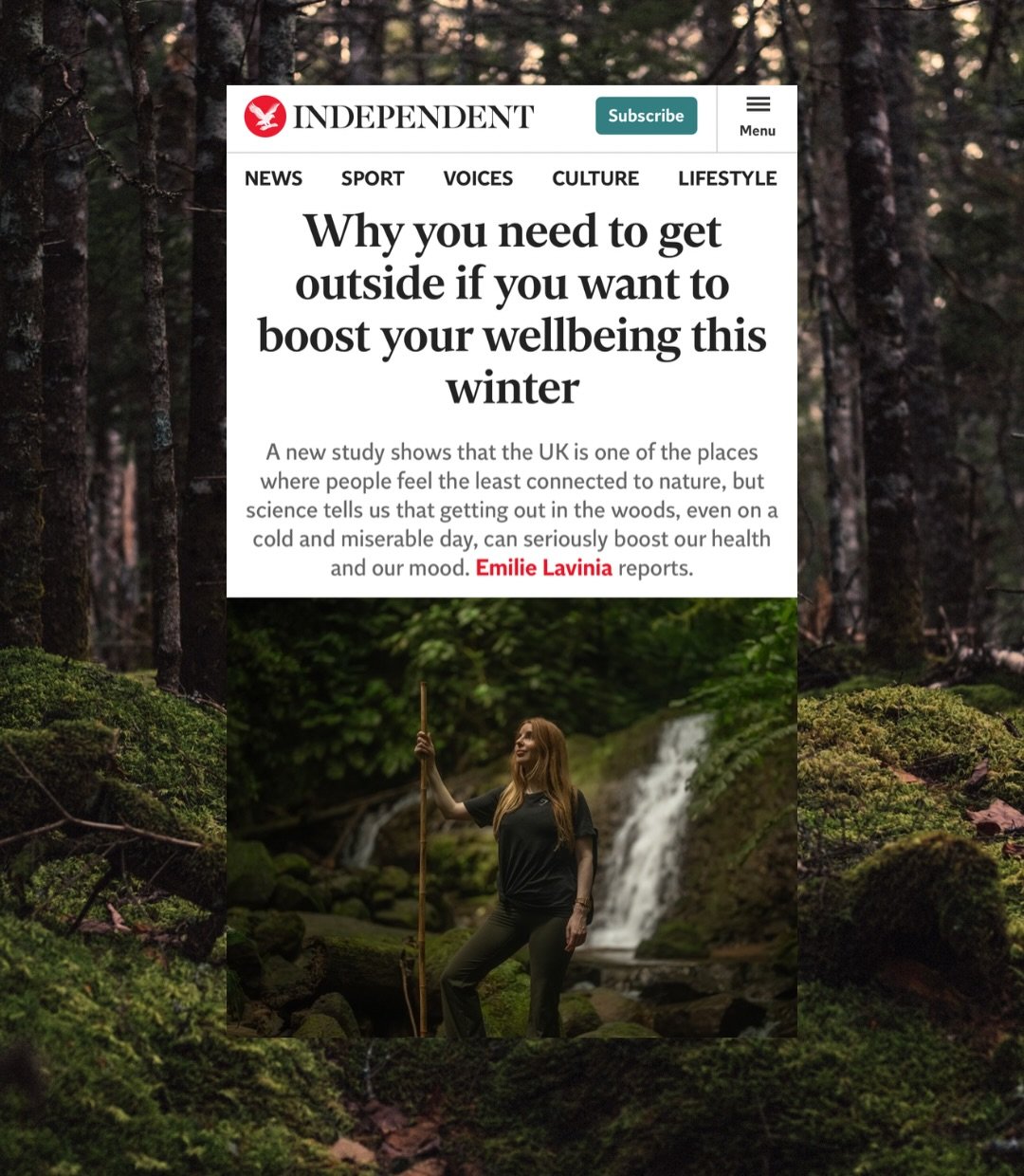 I love being a nature baby. I love taking a walk and feeling the healing that the earth offers. I love moss, dirt and mushrooms and I&rsquo;m not ashamed to be a tree hugger. Most of what I consider to be deep knowing was revealed to me on a walk 🌲 