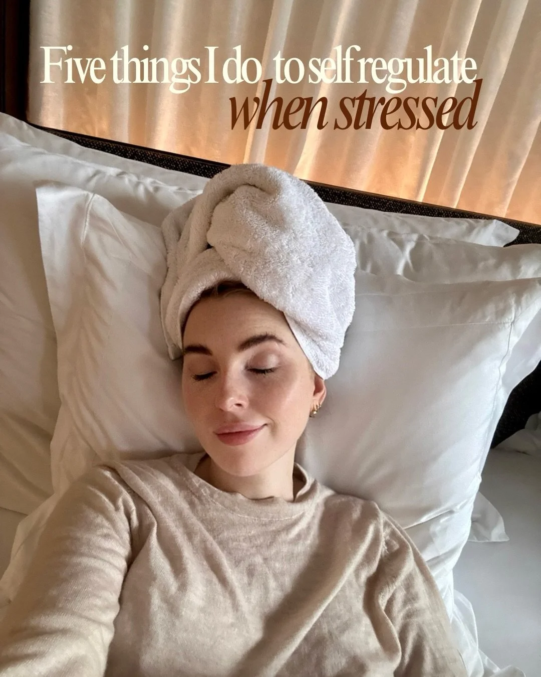 This season is my favourite but it&rsquo;s also a time of high stress for so many. When I&rsquo;m feeling overwhelmed and when my brain feels a little too busy to focus on meditating, these are my actionable go-to solutions. I hope they help 🤍

1. A