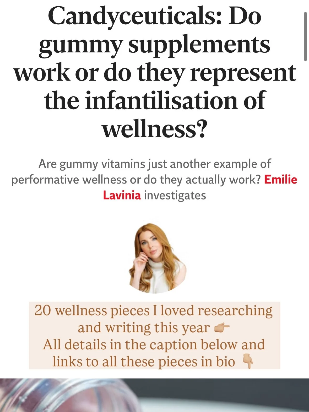 This year I travelled the world looking for answers and spoke with leading experts on a range of topics. I&rsquo;ve written countless articles on health, wellness and beauty &ndash; all with the aim of bringing you the facts. These are some of my fav