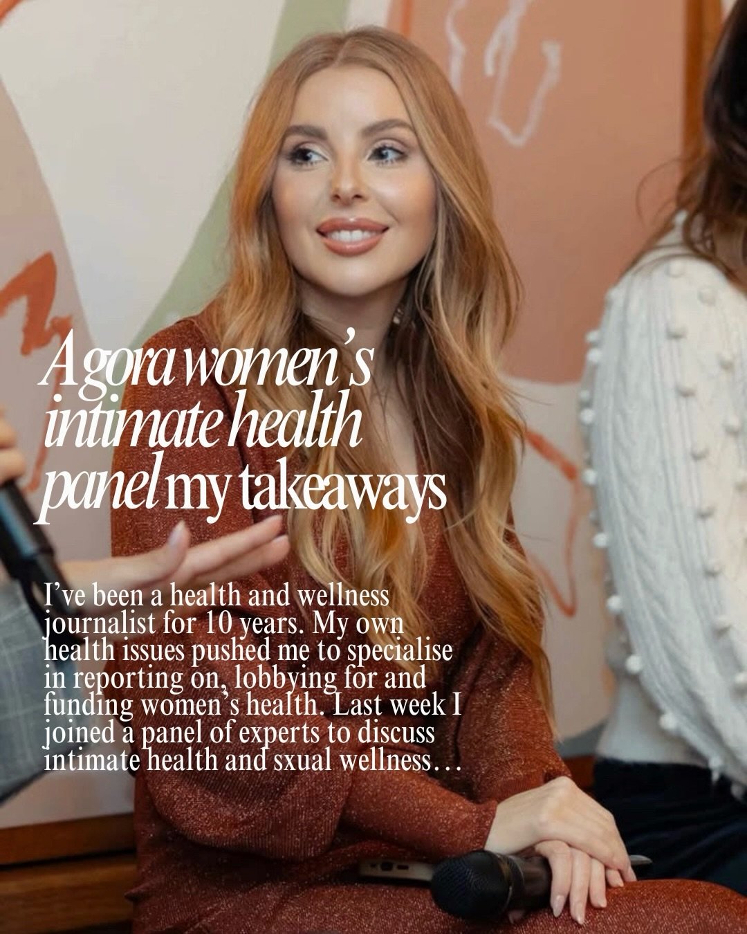 I was fortunate to share the room with some incredible women last week. @agorahealthuk hosted an event that provided the opportunity to discuss women&rsquo;s health, sxual wellness and wellbeing advocacy openly and we got down to it! Here are my take