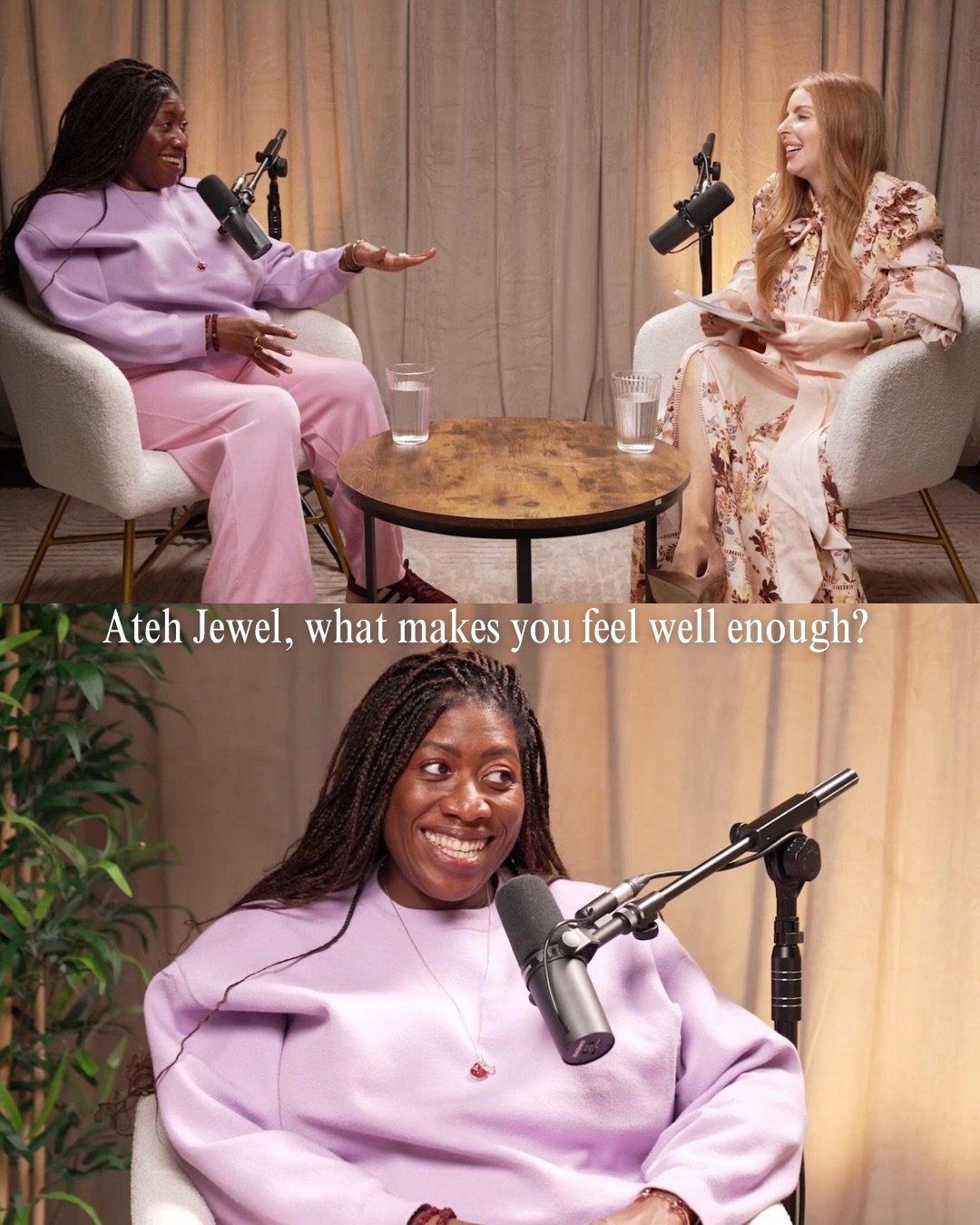 My conversation with @atehjewel was a rollercoaster! Chakras, unicorns, dating apps, politics, make up, divorce, health scares, life advice, investing in women, weightlifting and more. We could have sat there all day. 

I loved Ateh&rsquo;s advice fo