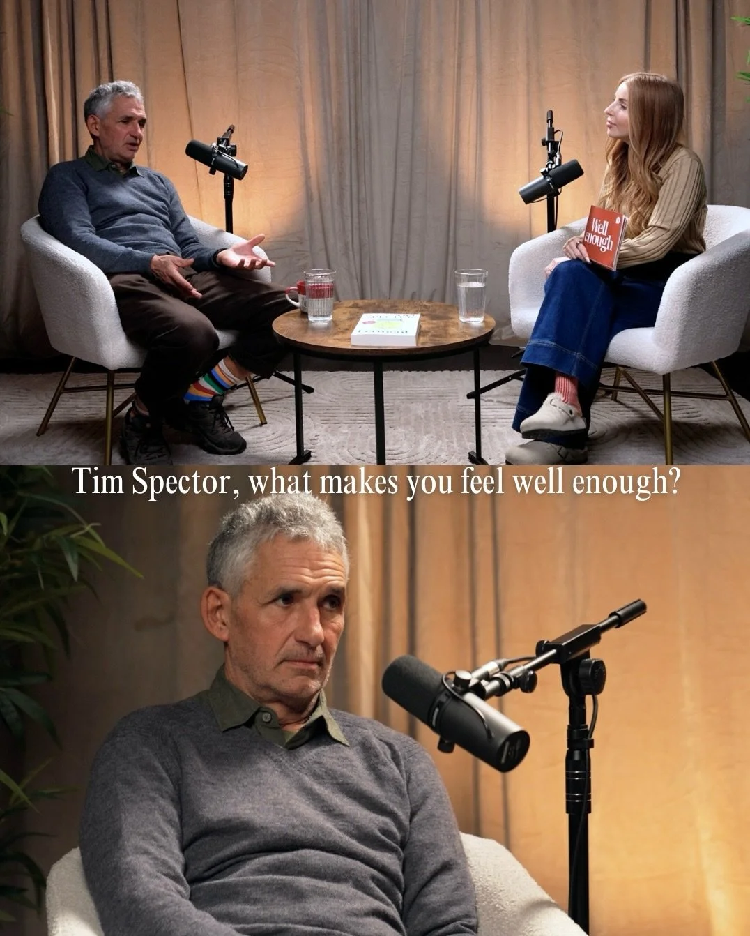 Backslopping, microbes, friendly cheese and thirty plants a week! As long as I&rsquo;ve been a health journalist I&rsquo;ve wanted to sit down with @tim.spector and ask him all my questions about gut health. In the latest episode of @wellenough I got