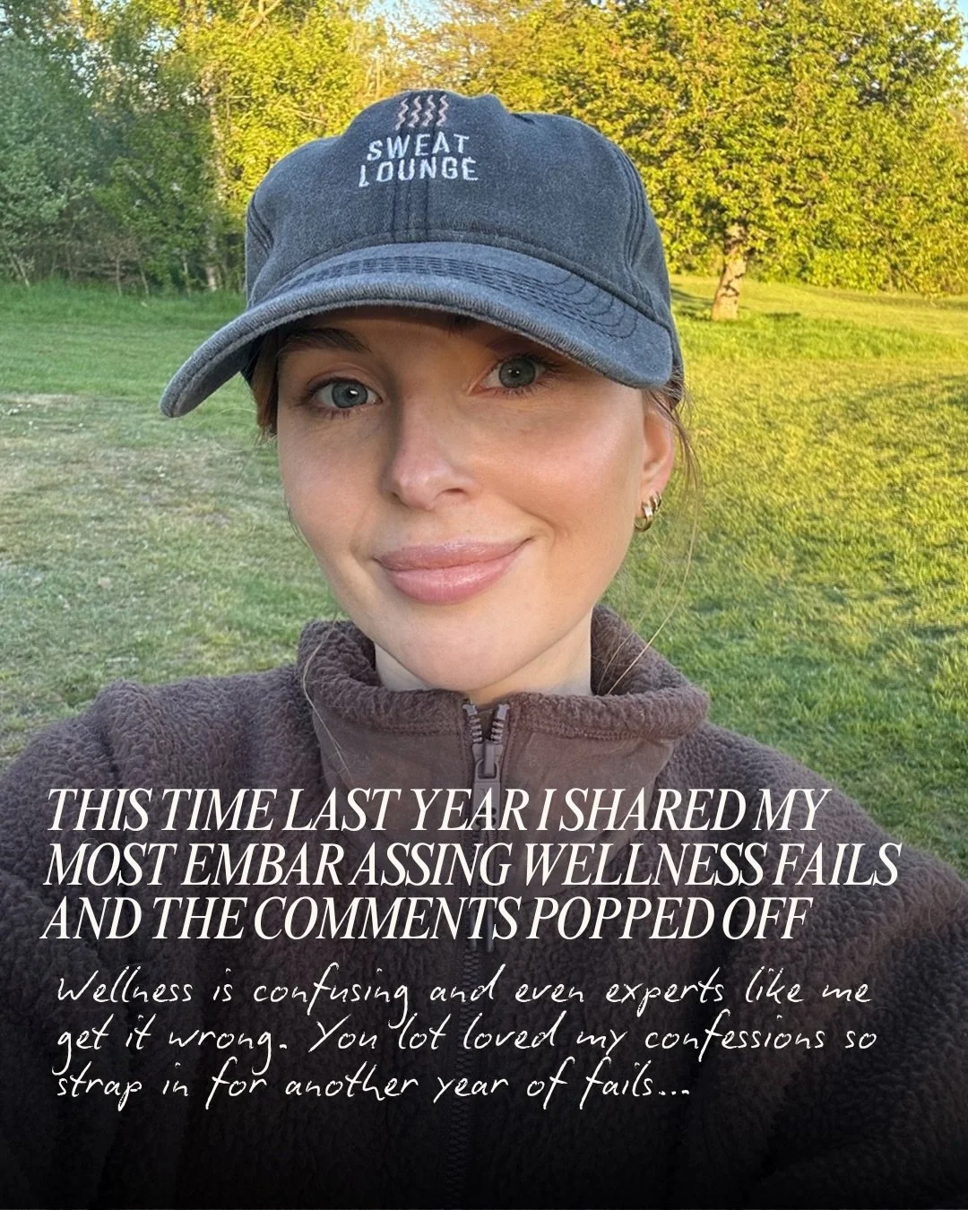 Can you see yourself in any of these? 🥹 

Last year I posted a round up of my wellness fails and you all loved it. Not sure if it was appreciation at how relatable I am or pure schadenfreude but either way, the  comments popped off. 

I pride myself