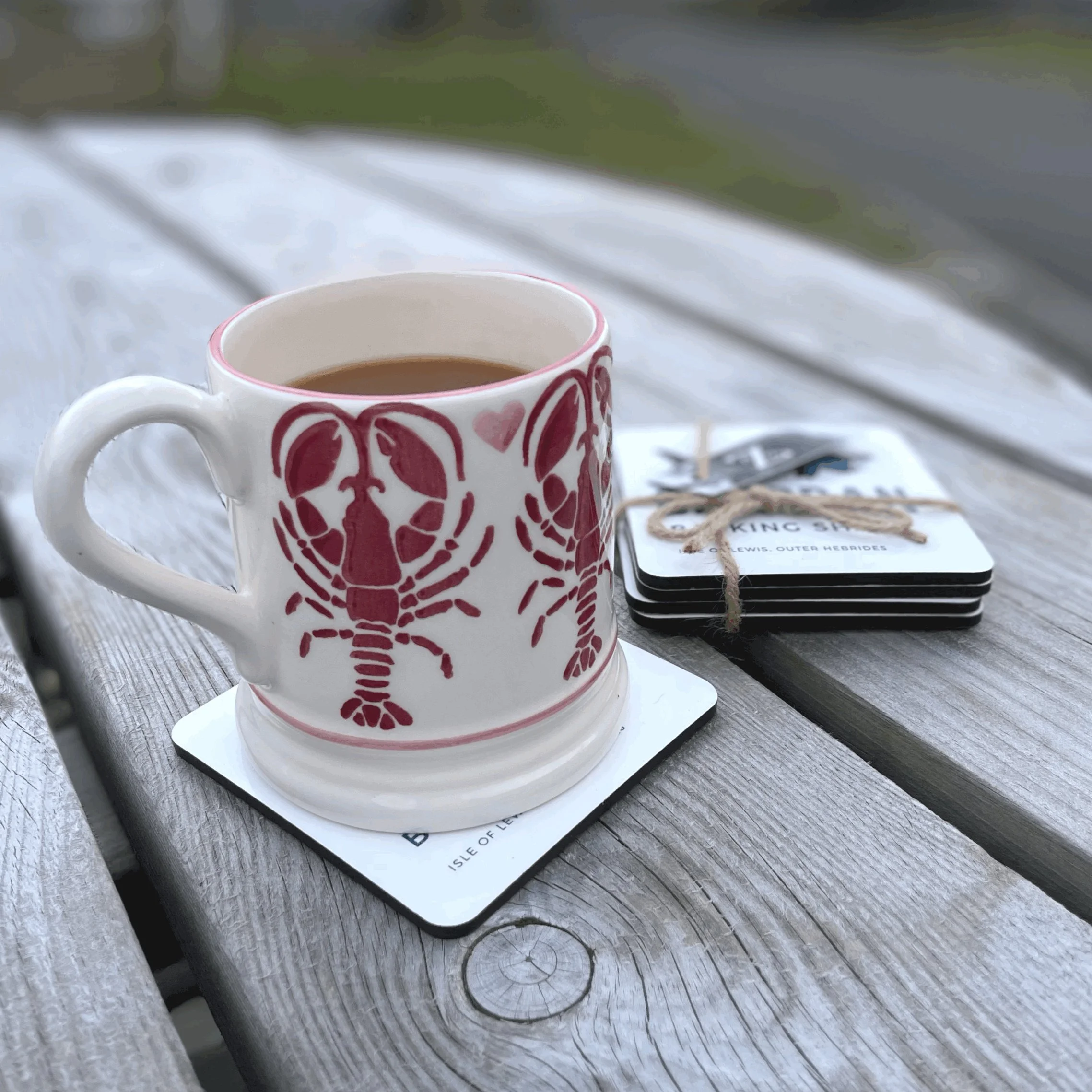 Basking Shark Coaster (Set of 4)