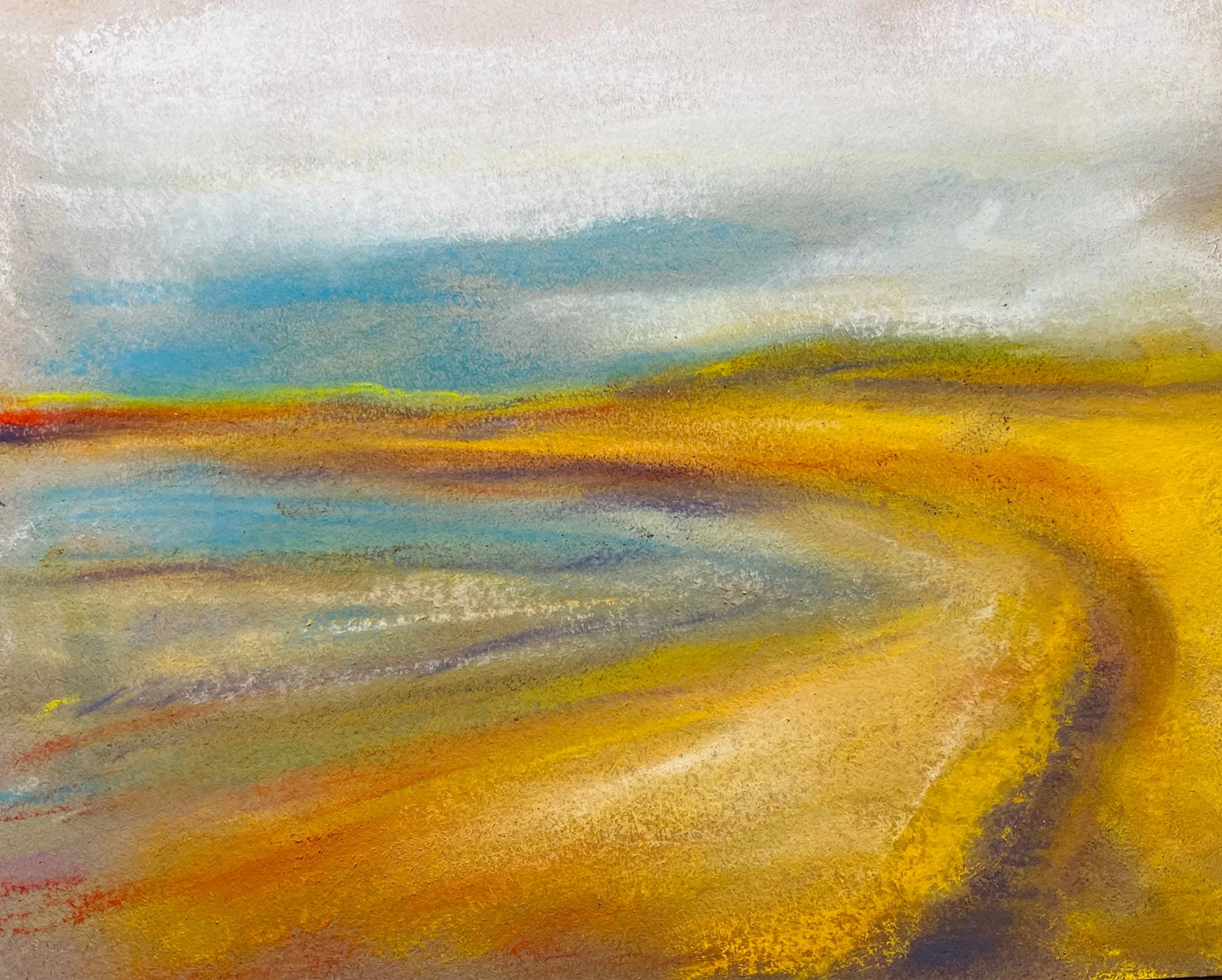 Russian River (pastel)