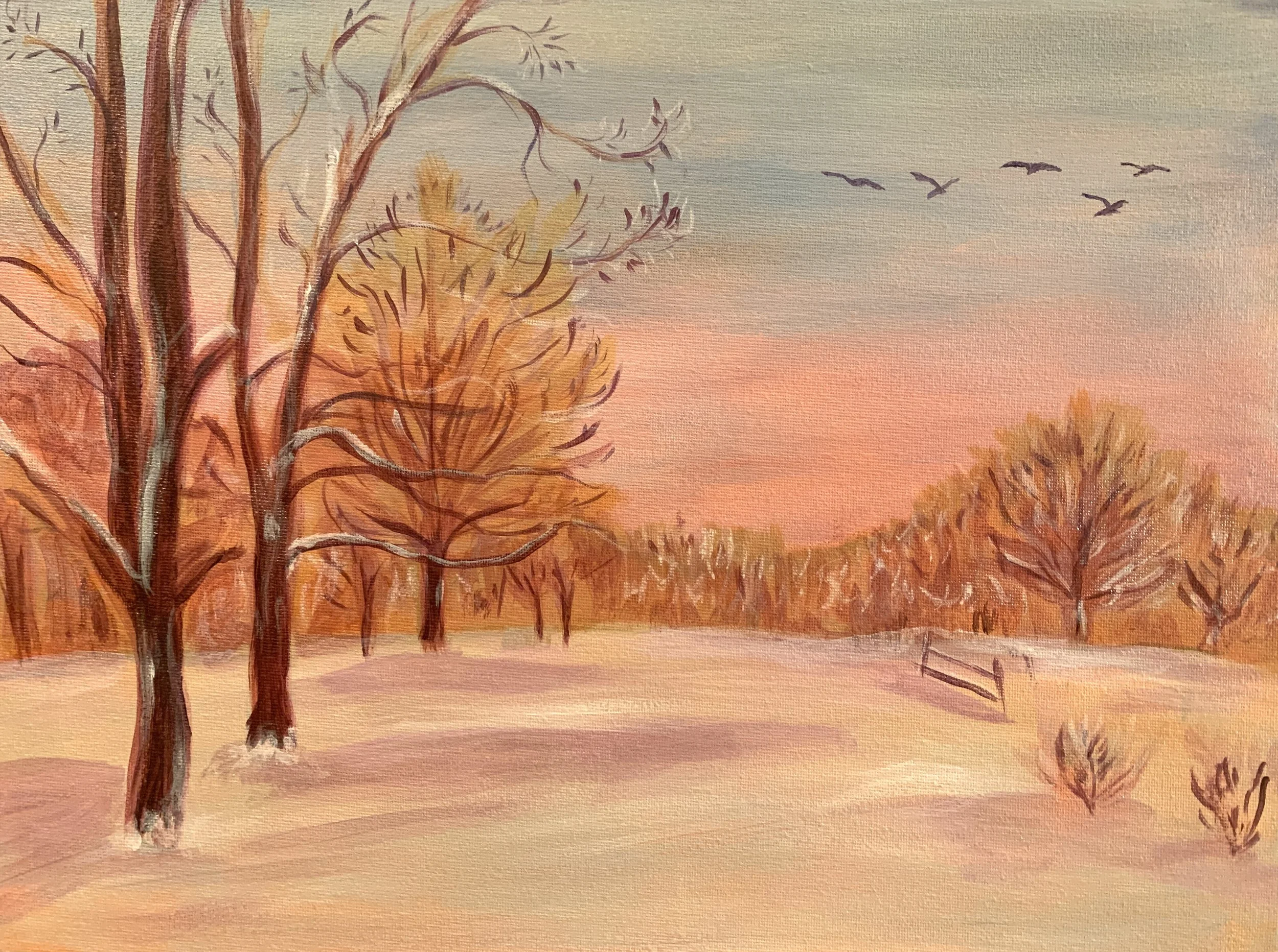 January morning (acrylic)