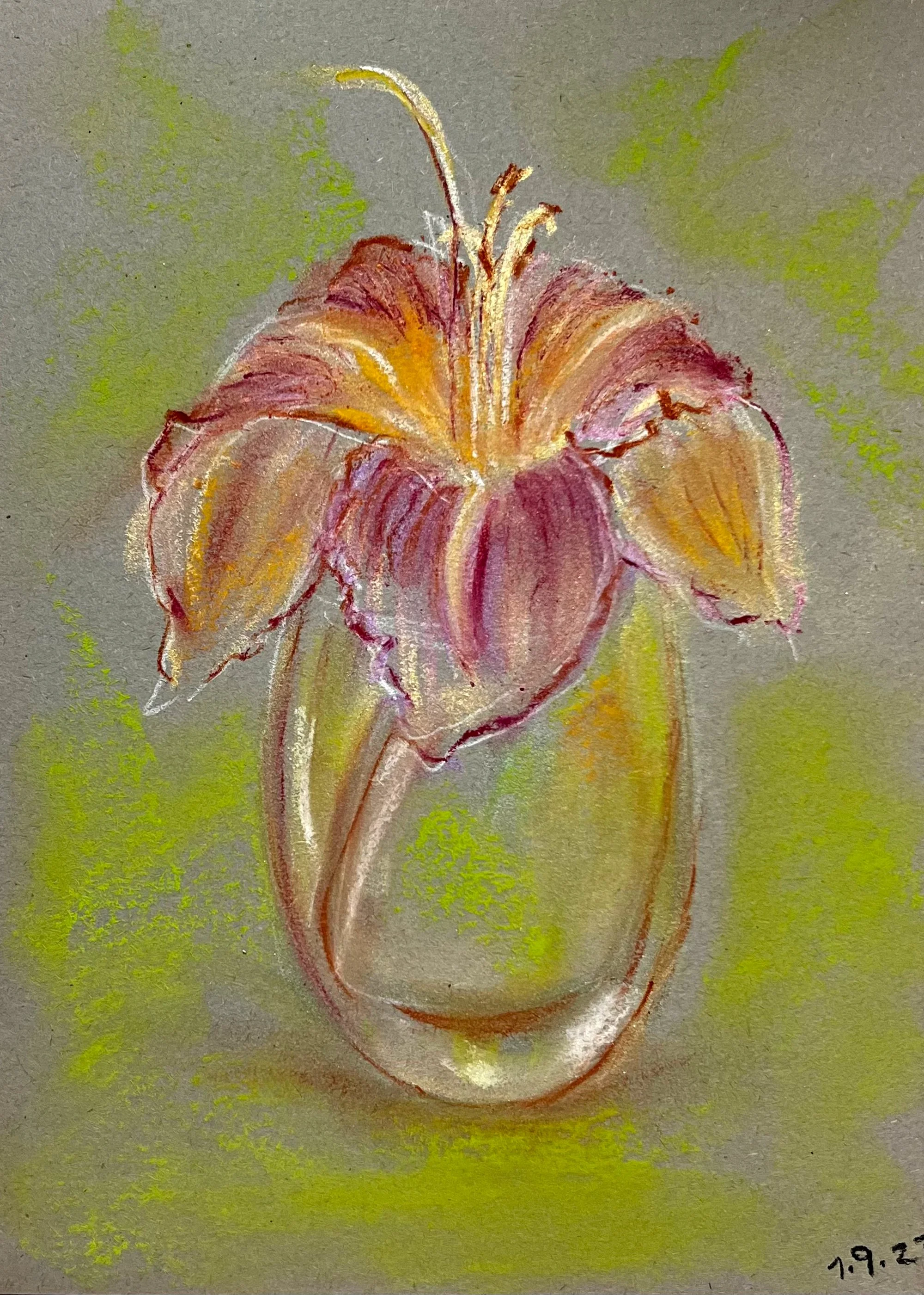 Tiger Lily (pastel)