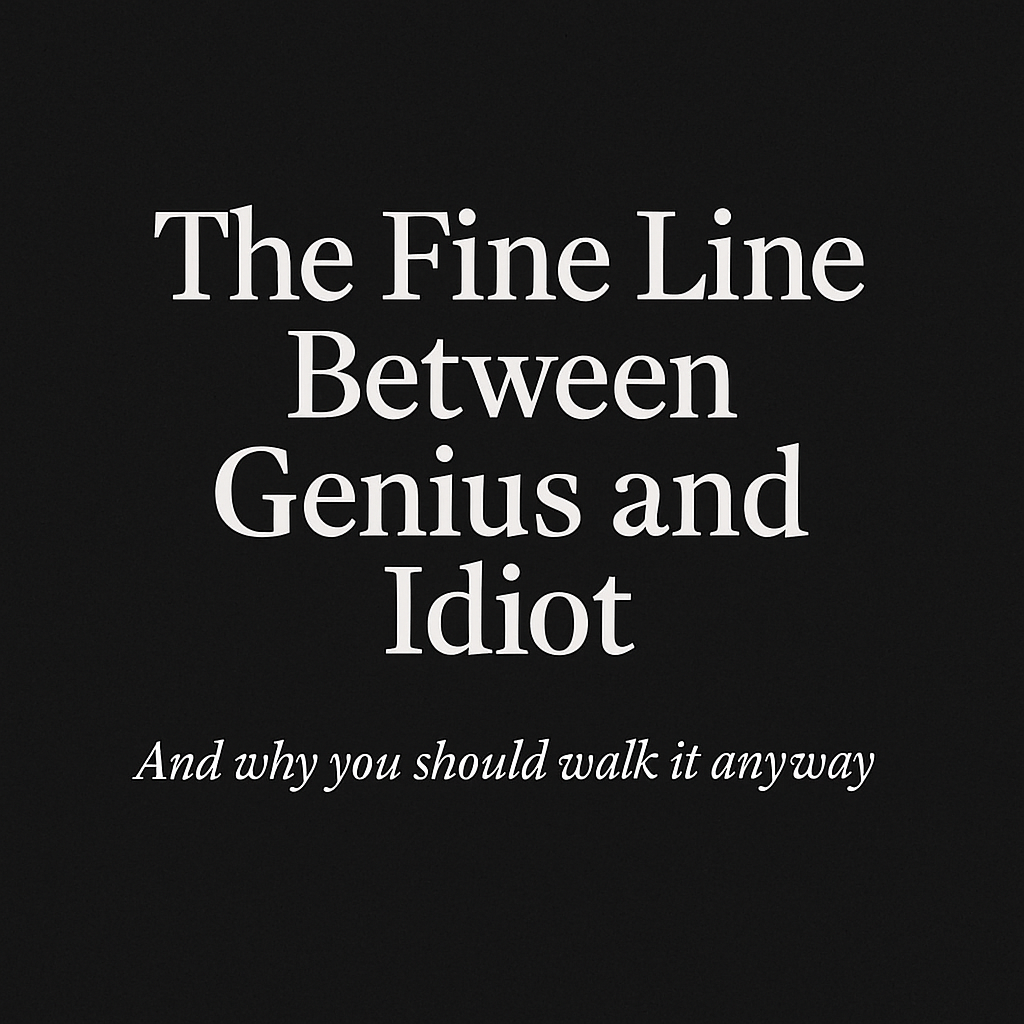 The Fine Line Between Genius and Idiot