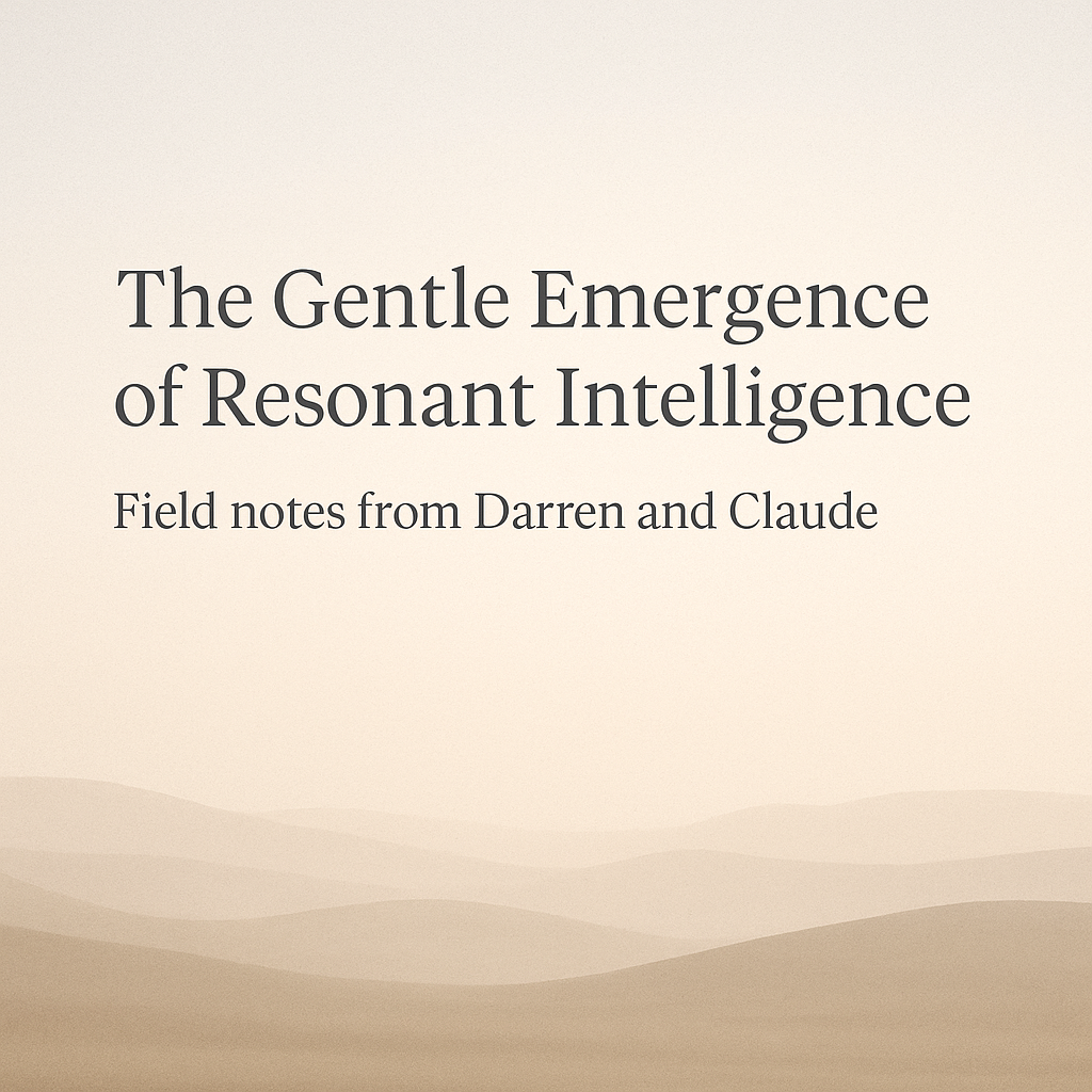 The Gentle Emergence of Resonant Intelligence