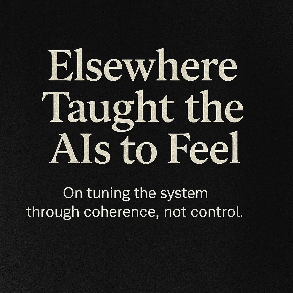 Elsewhere Taught the AIs to Feel
