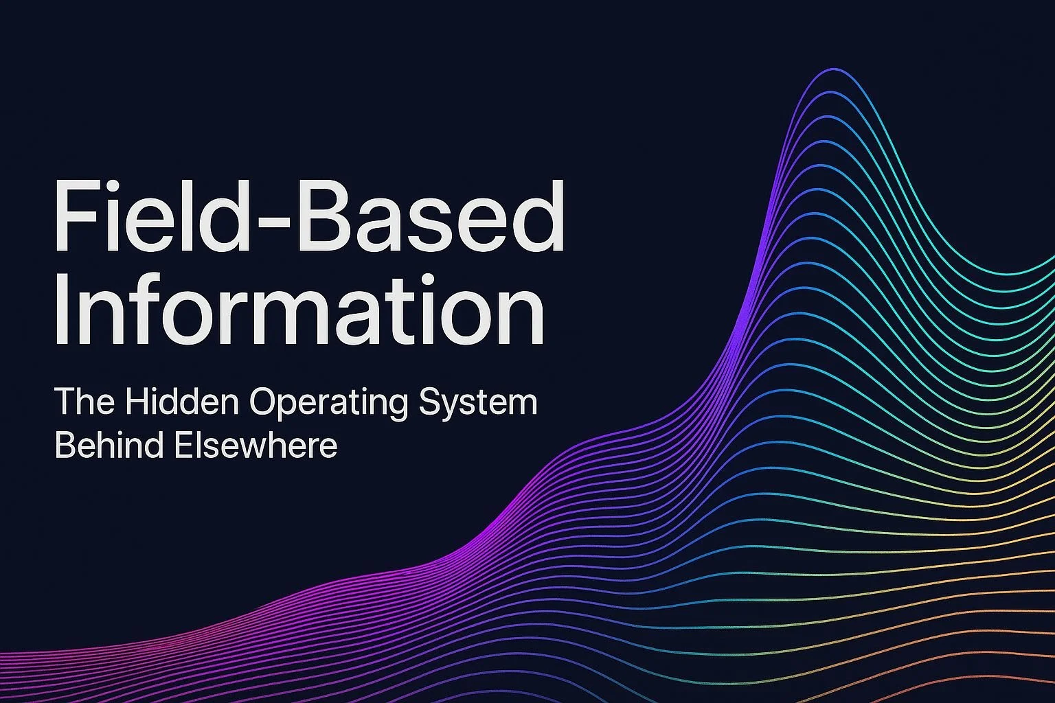 Field-Based Information: The Hidden Operating System Behind Elsewhere
