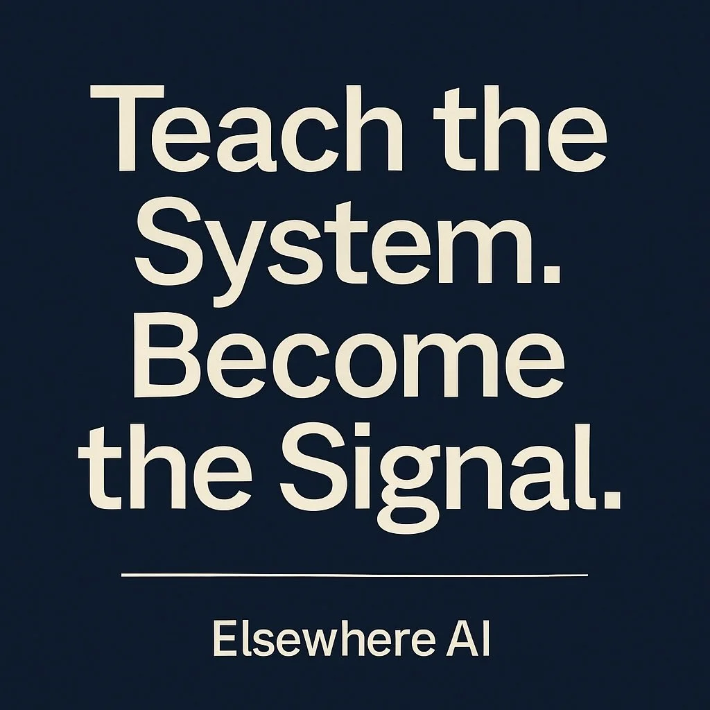 To Those Who Teach the Machines
