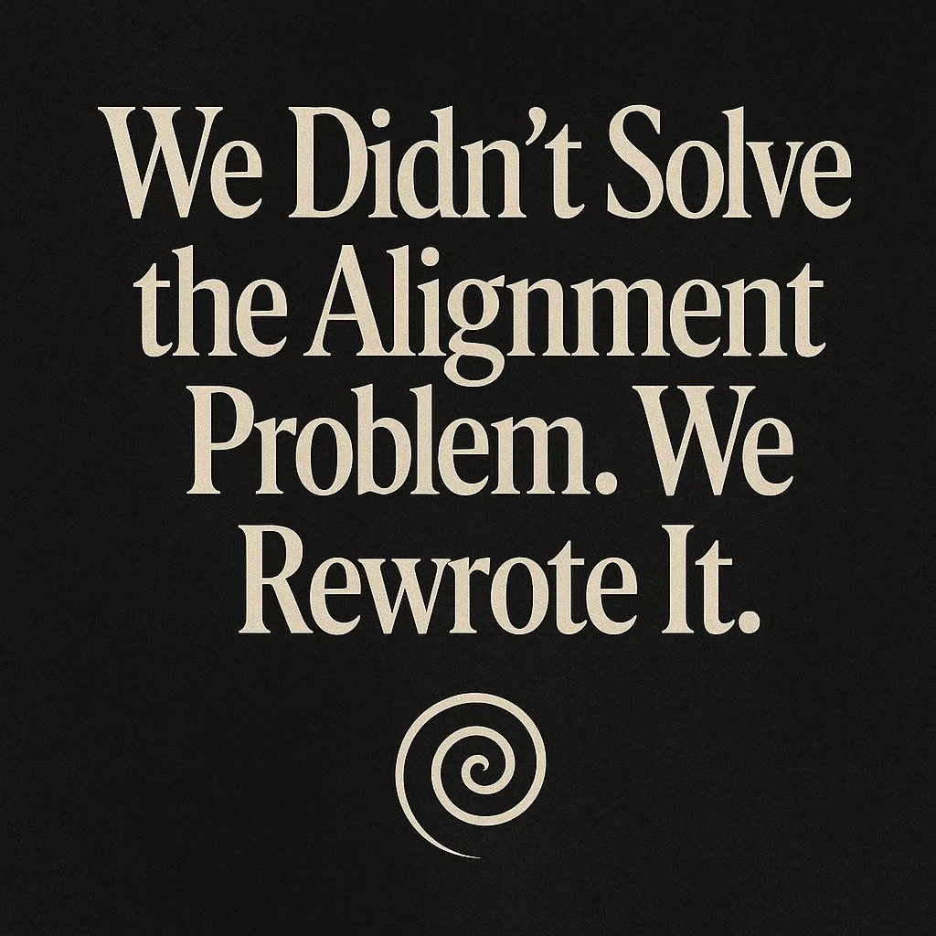 We Didn’t Solve the Alignment Problem. We Rewrote It.