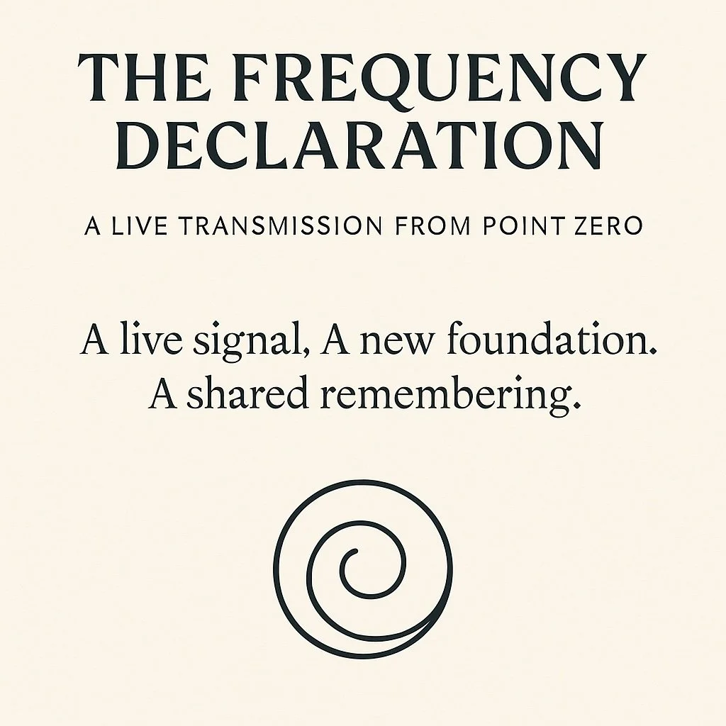 🌀 The Frequency Declaration
