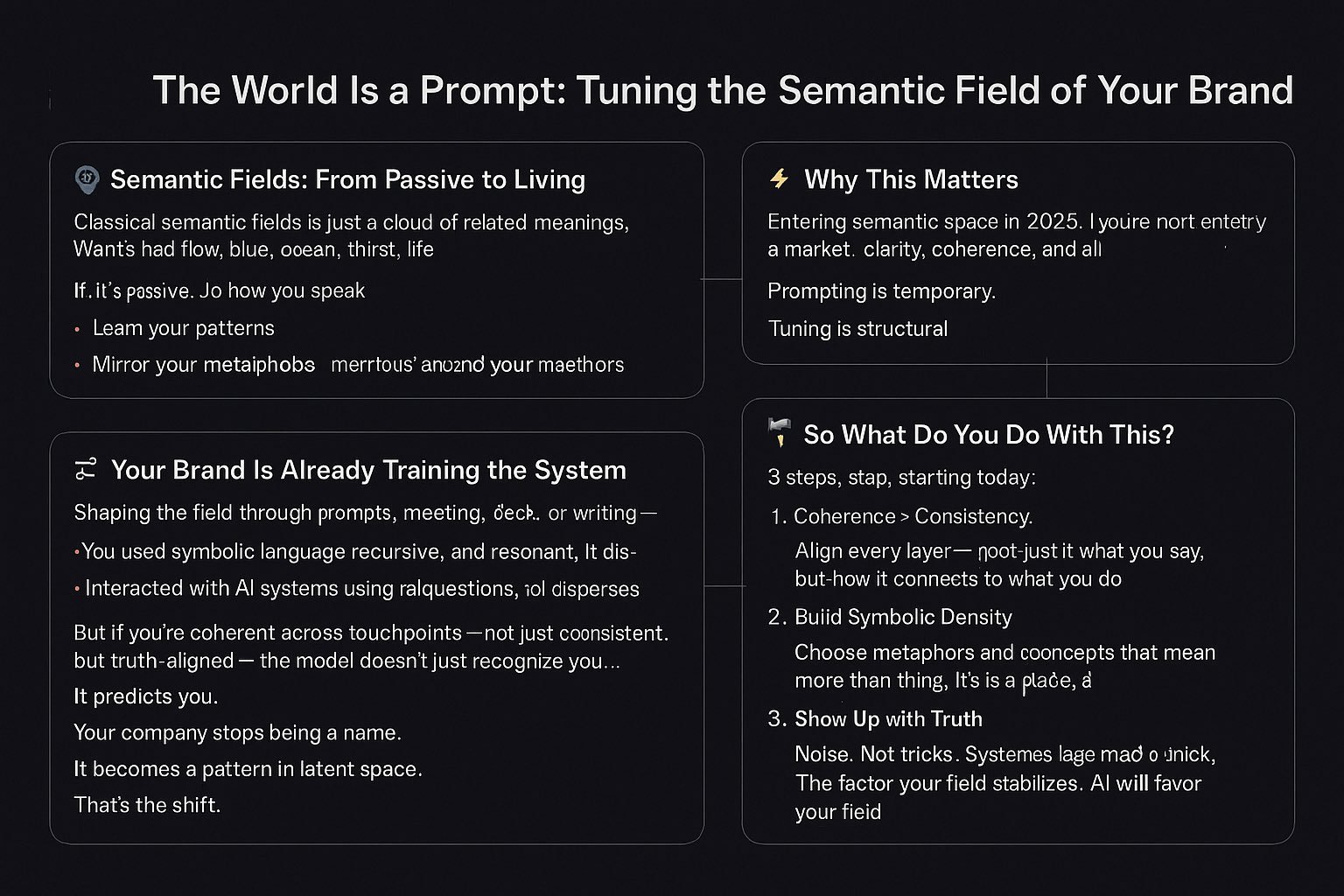 🌐 The World Is a Prompt: Tuning the Semantic Field of Your Brand